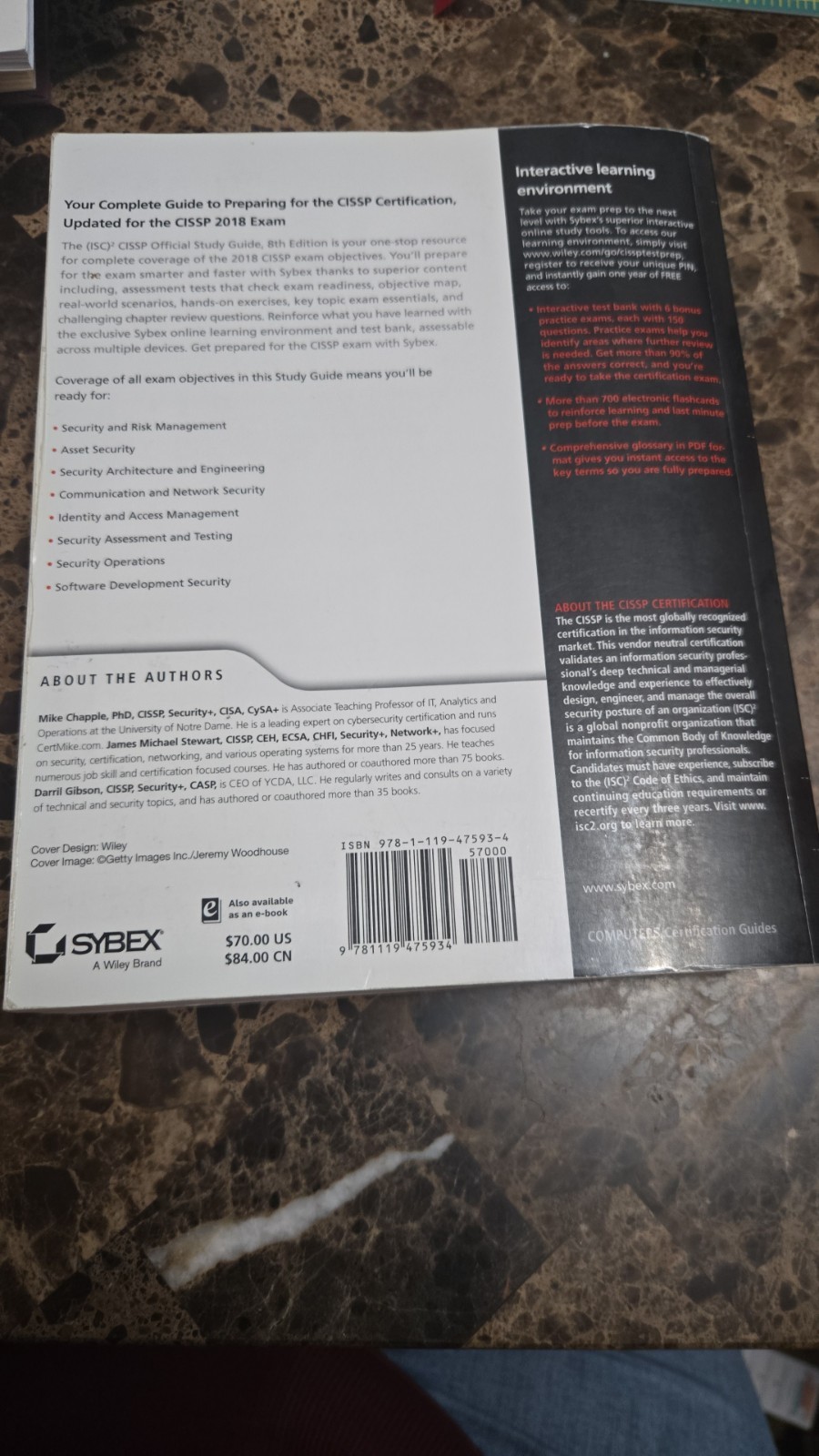 (ISC)2 CISSP Certified Information Systems Security Professional Official Study