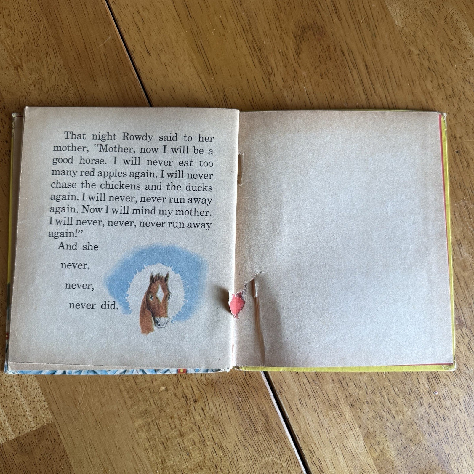 Vintage 1940’s Pussy-Willow, Rowdy Tell a Tale Children’s Book McKean Jane Wyatt