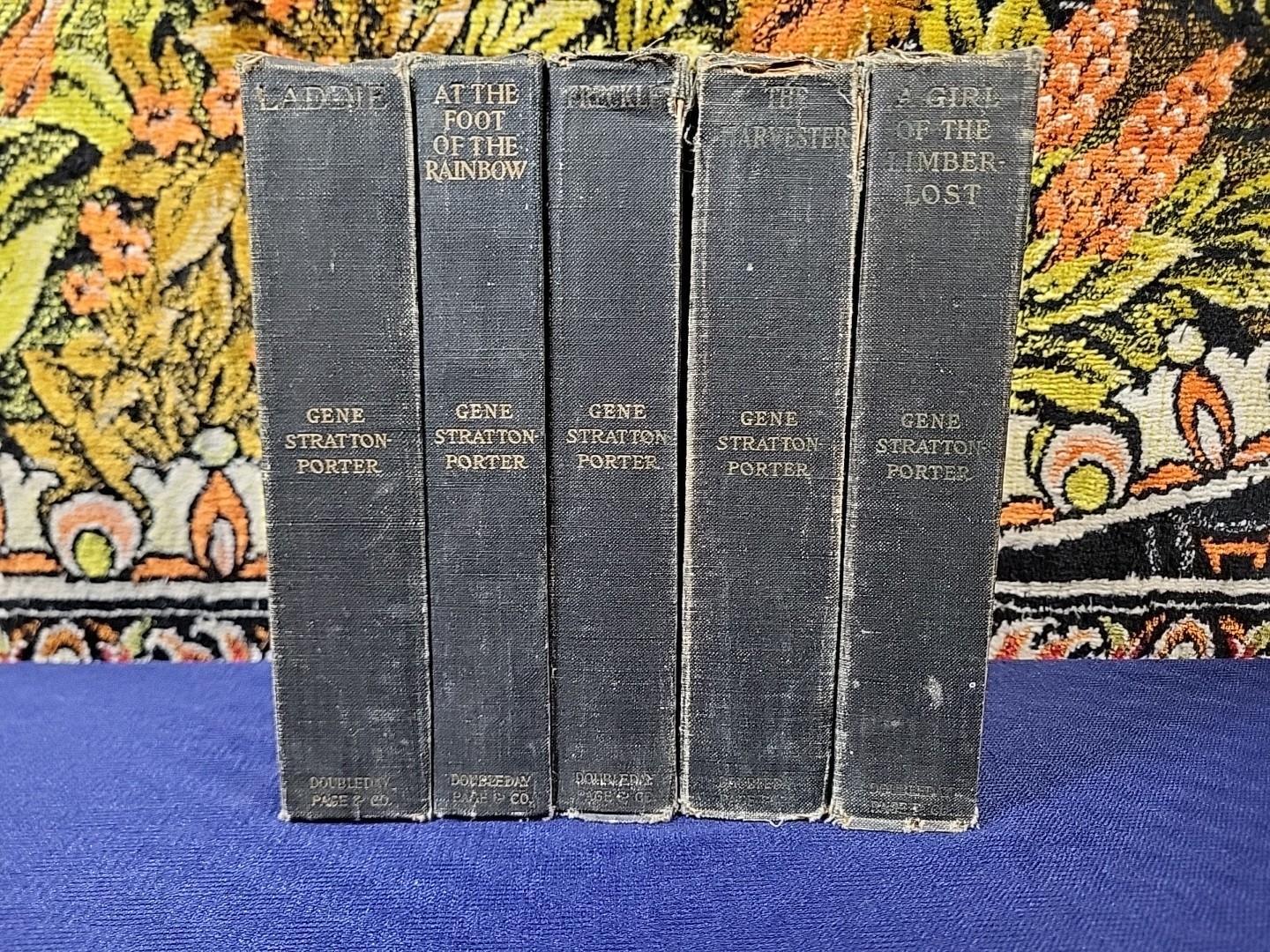 Vintage Gene Stratton-Porter Book Lot (5) Grosset & Dunlap Clothbound 1910s-20s