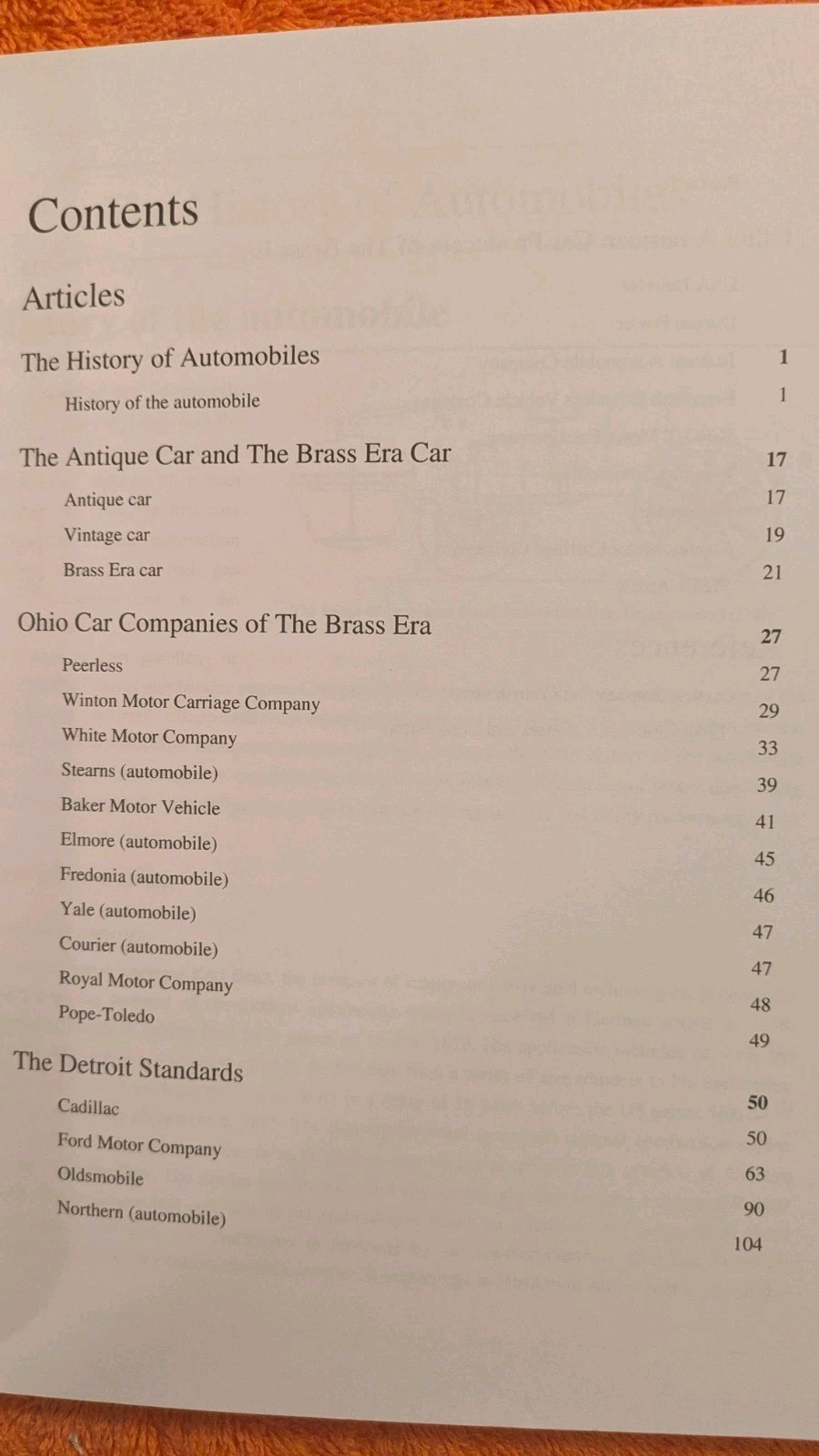 SB Jeffrey, ANTIQUE CARS: A HISTORY OF THE BRASS ERA OF CAR BUILDING, 195pg, PB
