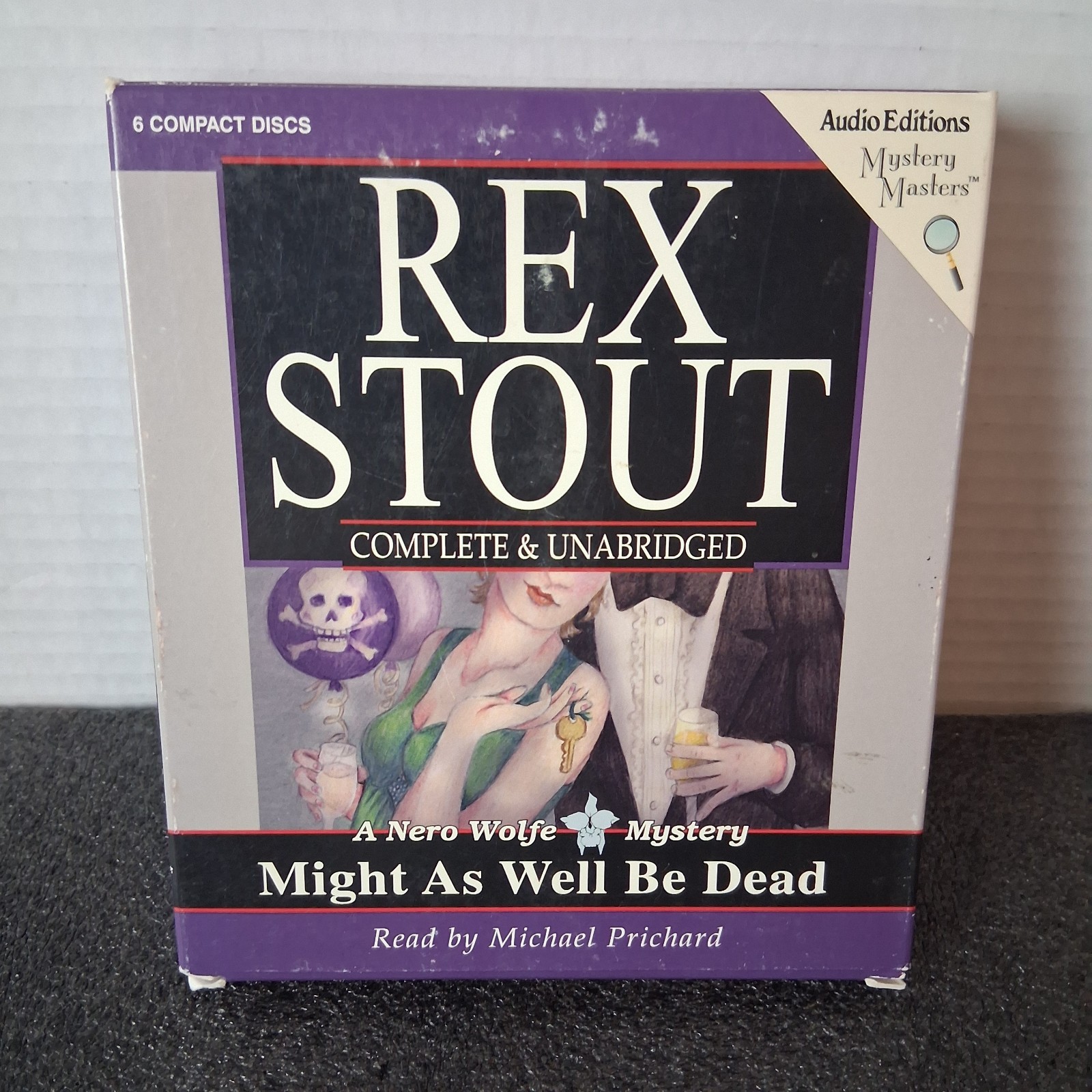 Rex Stout Might as Well Be Dead: A Nero Wolfe Mystery Audiobook 5 CD Set Unabrid