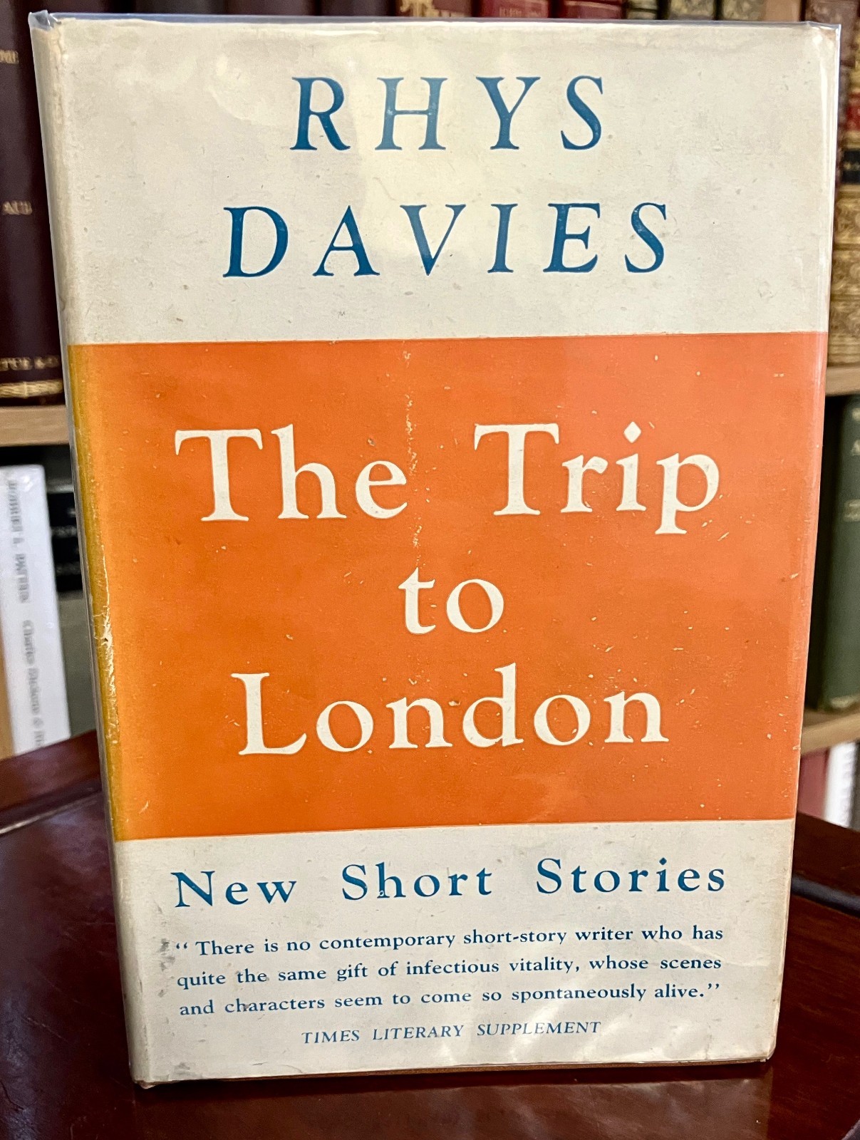 1946 THE TRIP TO LONDON Short Stories By RHYS DAVIES Inscribed 1st Edition + D/W
