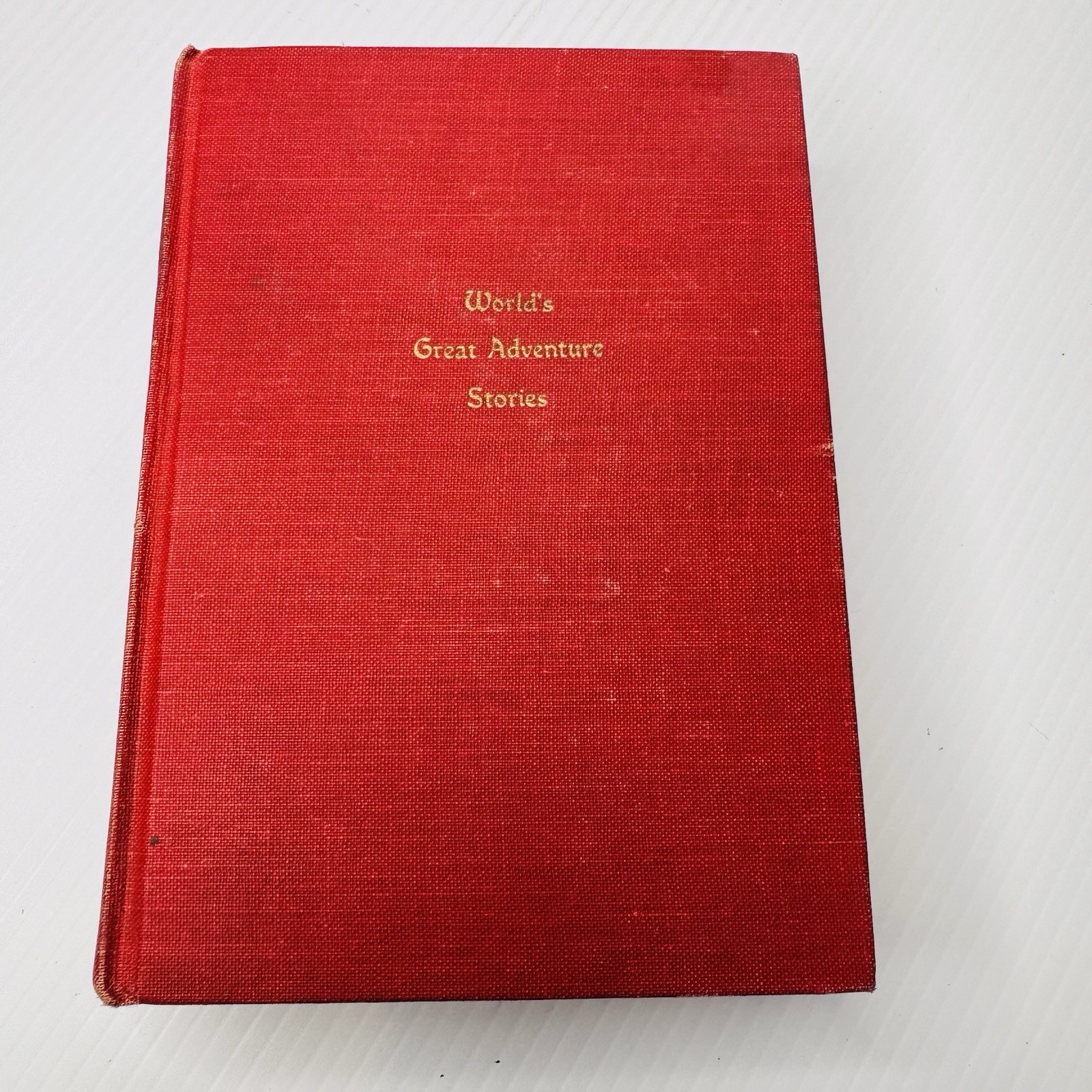 World’s Great Adventure Stories 1929 Walter J Black Red HC Vintage Classic