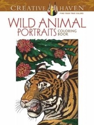 Llyn Hunter Creative Haven Wild Animal Portraits Coloring Book (Paperback)