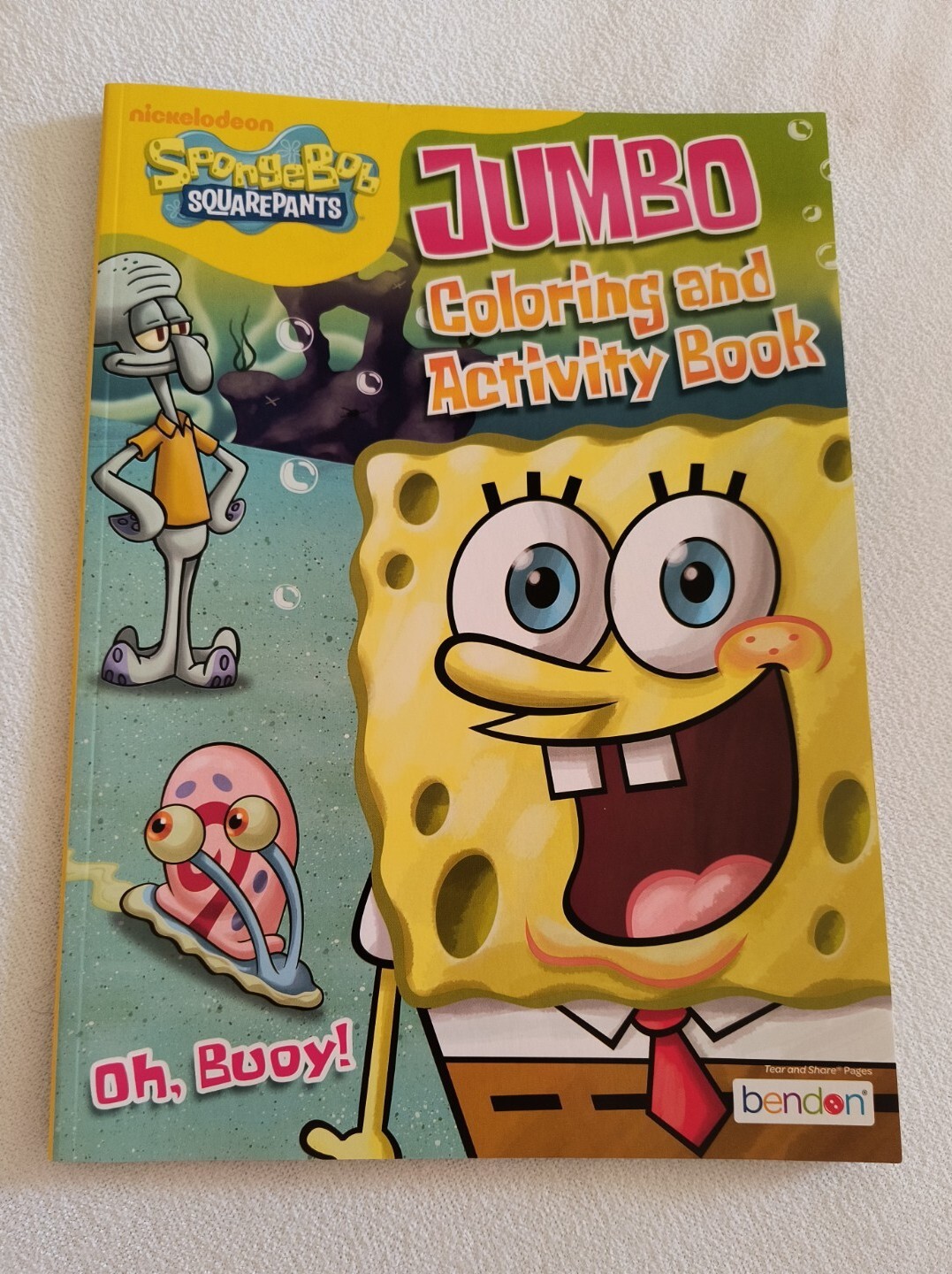 SpongeBob SquarePants “Oh, Buoy!” Jumbo Coloring & Activity Book New! Free ship!