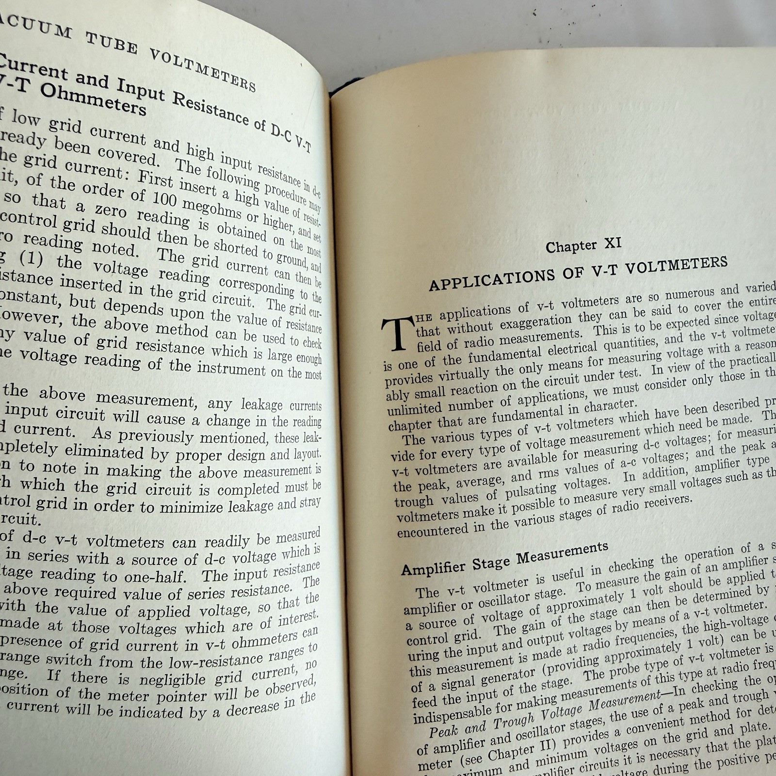 Vacuum Tube Voltmeters 1944 Ninth Printing HC Book by John F Rider