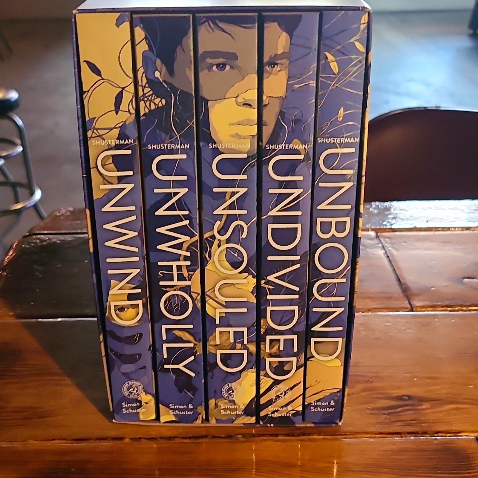 Neal Shusterman Unwind Series 5-Book Paperback Box Set Unwind Dystopian YA
