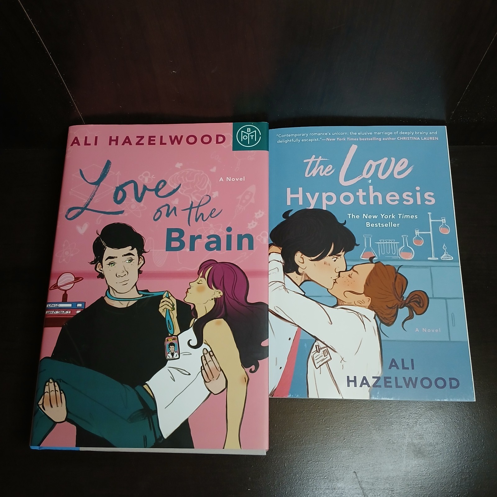 Lot of 2 Ali Hazelwood Books 1. The Love Hypothesis. Love On The Brain