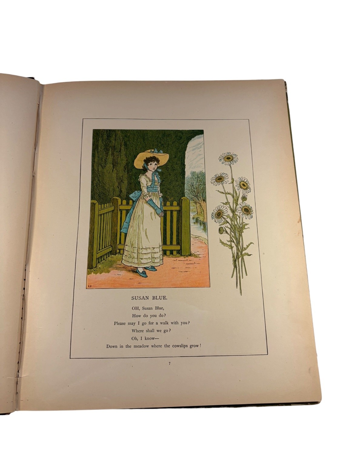 Marigold Garden Kate Greenaway 1886 Early Printing Illustrated Rhymes Routledge