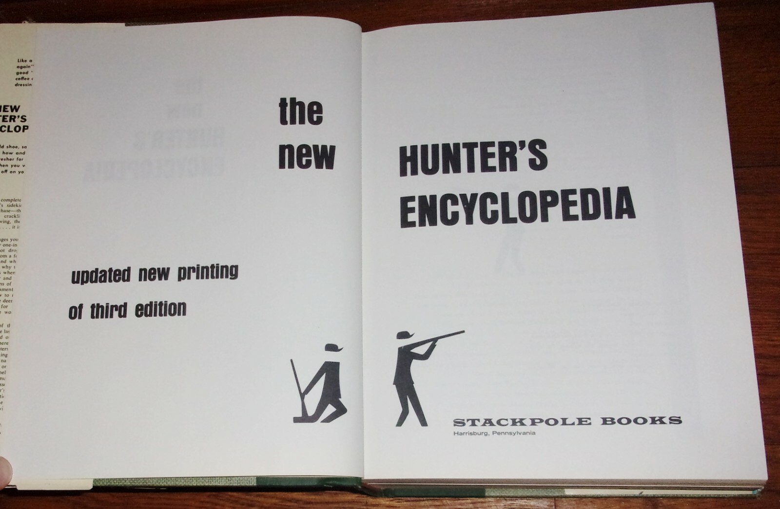 THE NEW HUNTER’S ENCYCLOPEDIA-Updated New Printing of 3rd Edition-Ex 1972 HC dj!