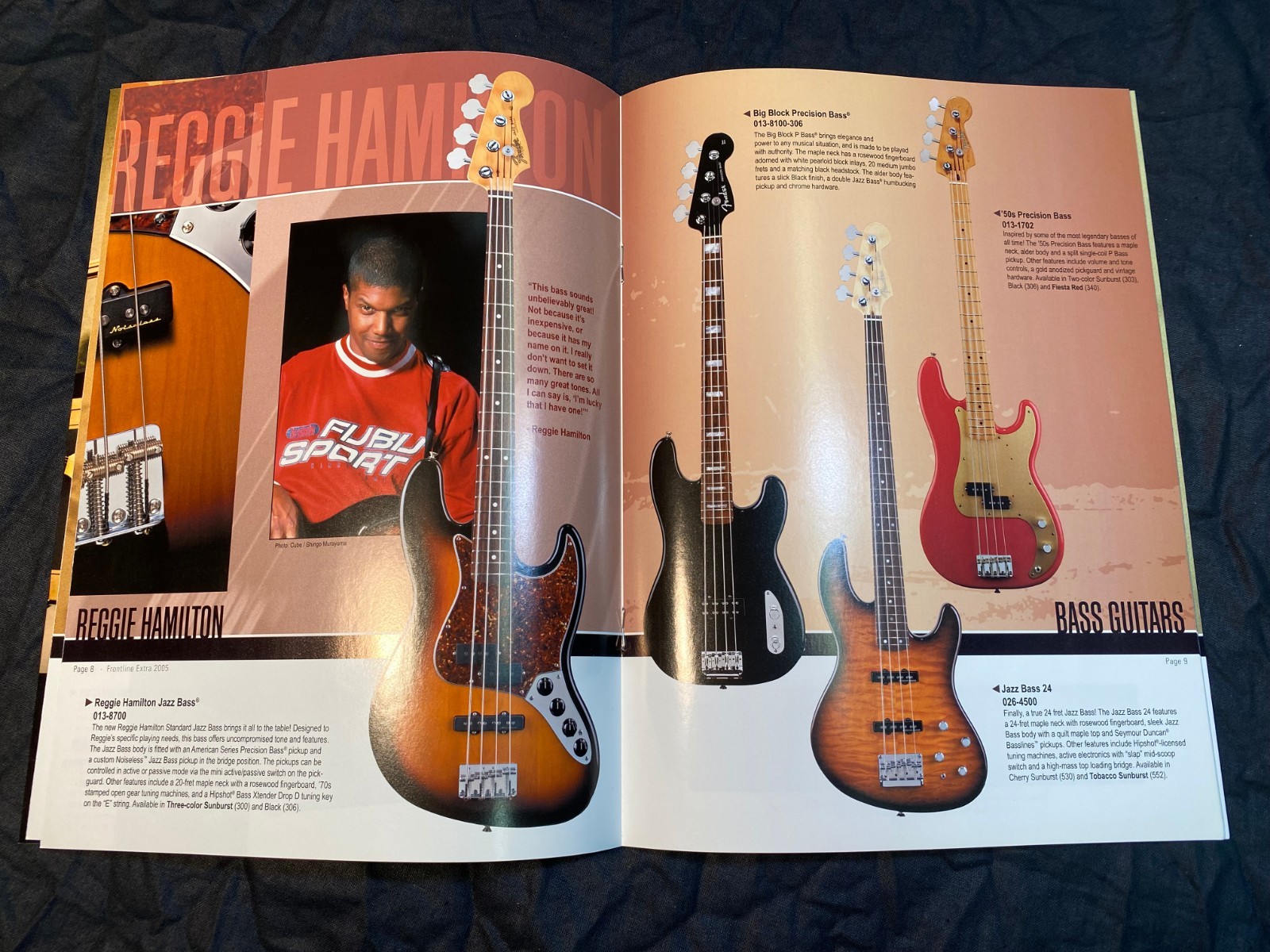 2005 Fender Frontline Extra Brochure Pamphlet John Mayer Stratocaster