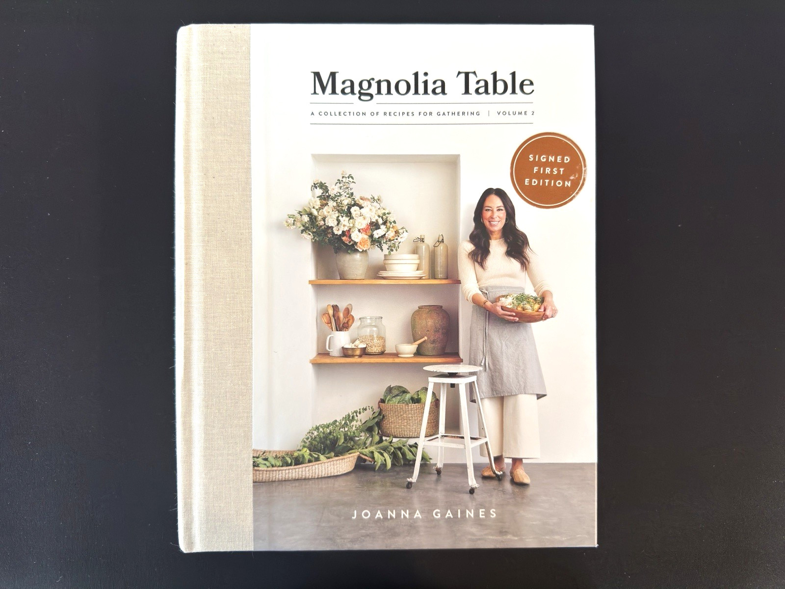 Joanna Gaines Signed AUTOGRAPHED Book Magnolia Table First Edition volume 2