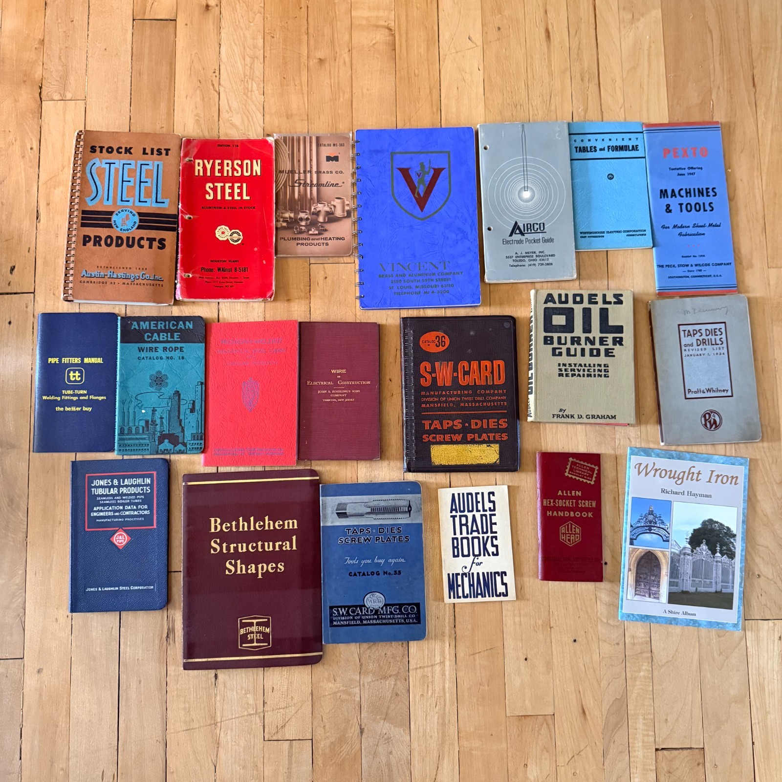 Industrial Tool Steel Supply Catalog Book Lot Pick Your Catalog Vintage