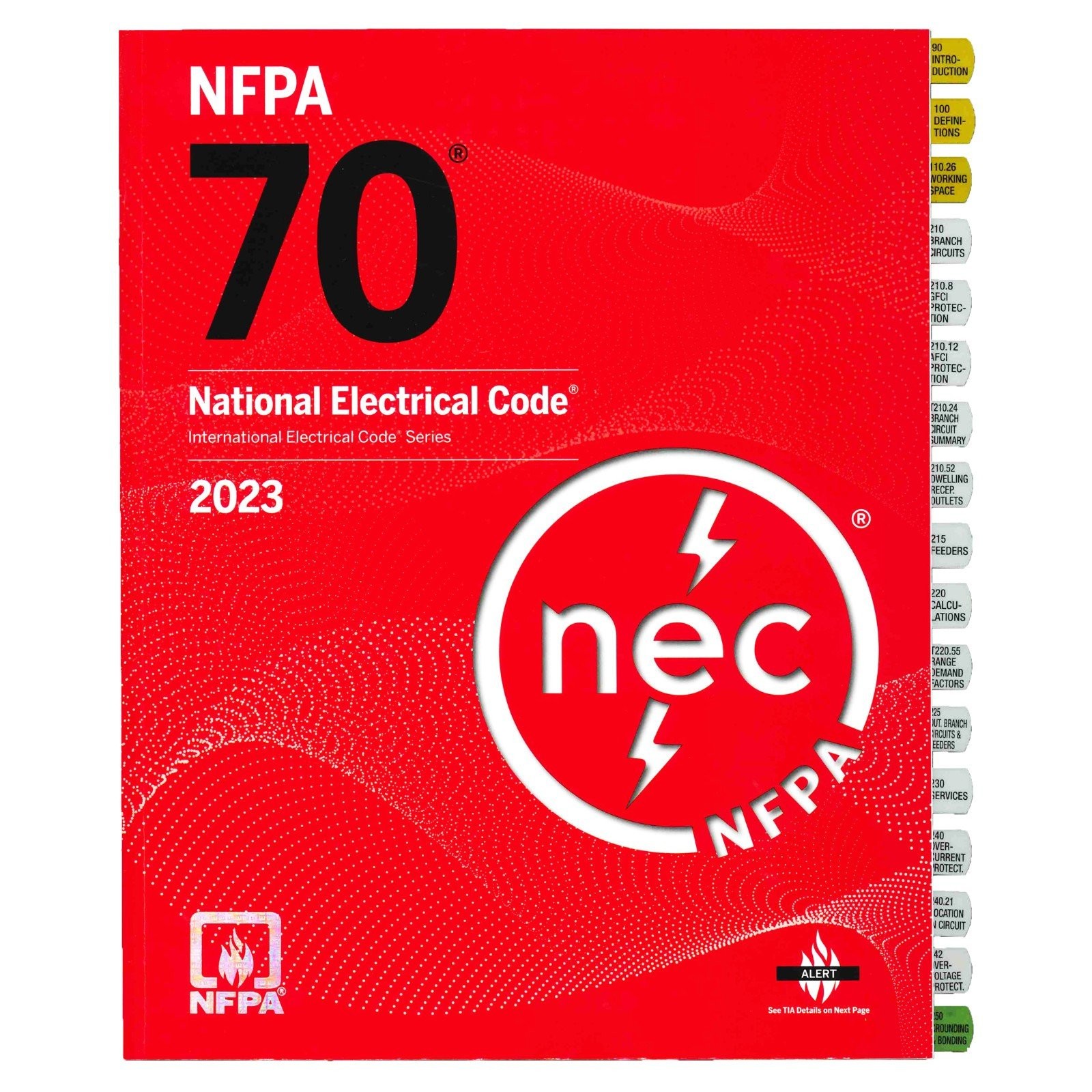 Highlighted & Tabbed – NFPA 70 – 2023 – NEC TABS Approved for Texas Exams