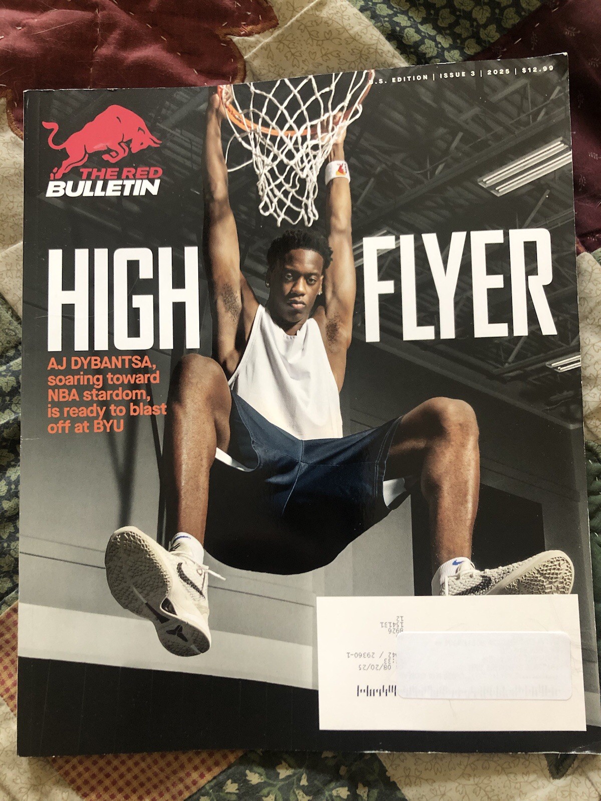 BRAND NEW The Red Bulletin Magazine Issue 3 2025 AJ Dybantsa FREE SHIPPING USA