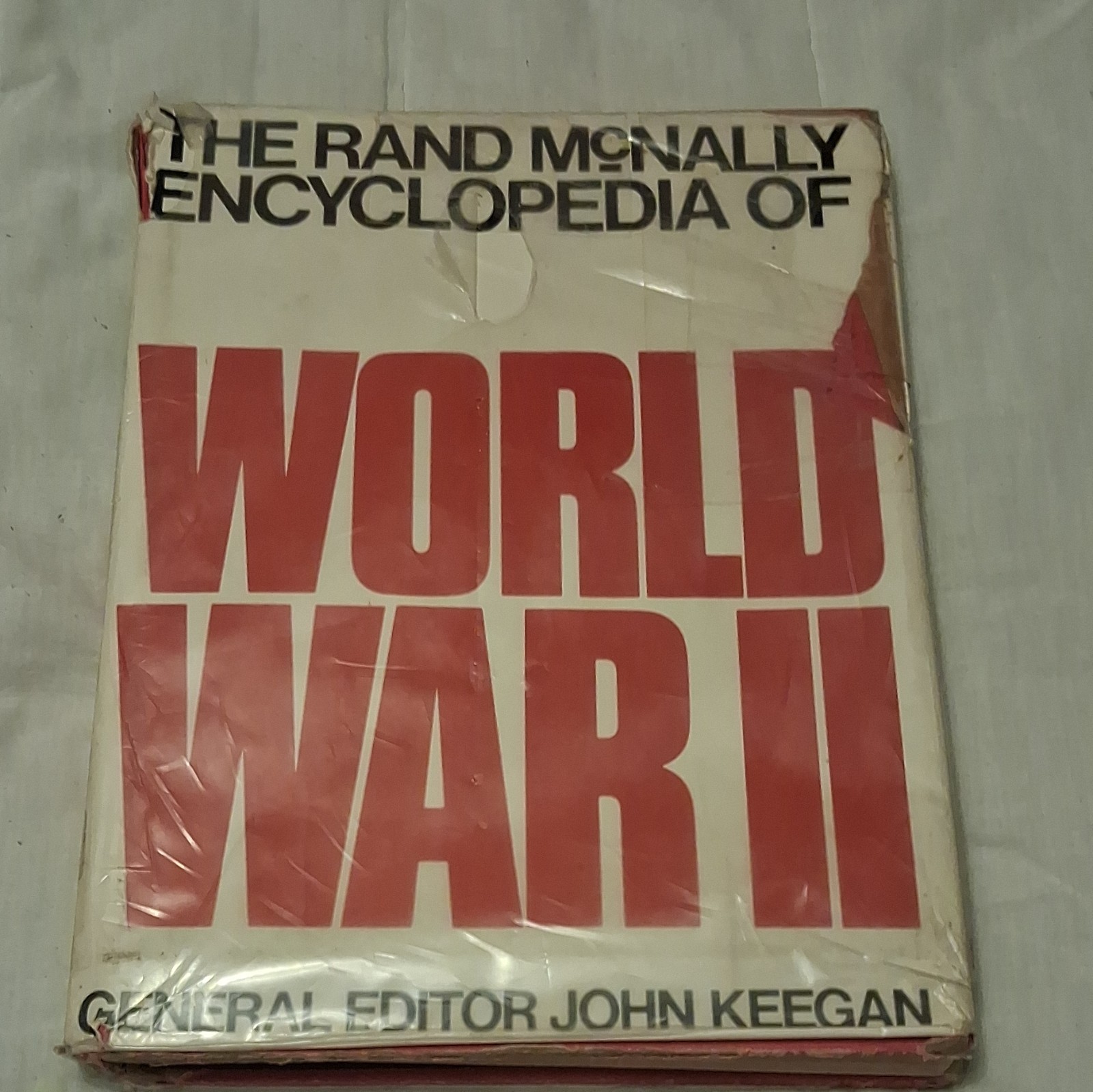 Rand McNally The Encyclopedia of World War II John Keegan HC Illus Ex-Lib