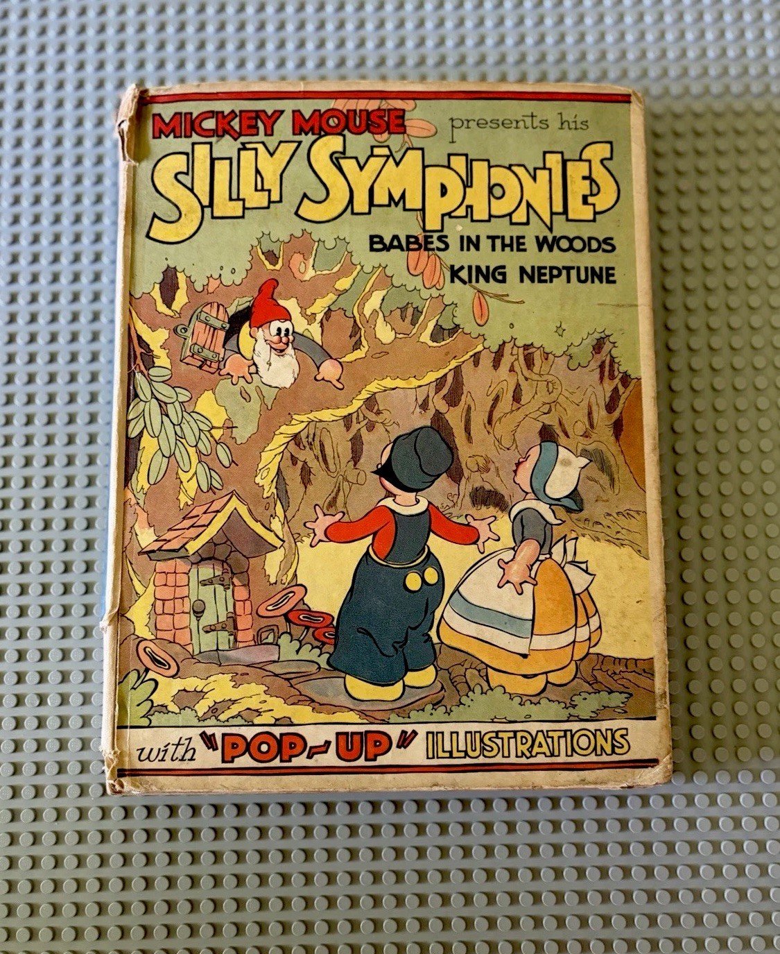 1933 Pop-Up Silly Symphonies First Edition Illustrations Walt Disney Studios