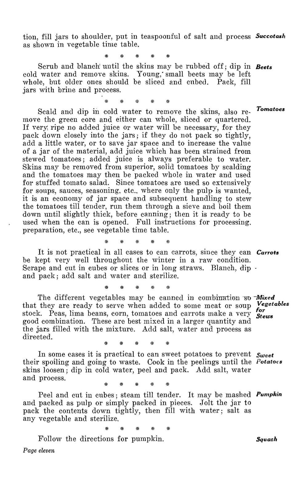 Home Canning Recipes & Instructions 1917 (16 Pages)