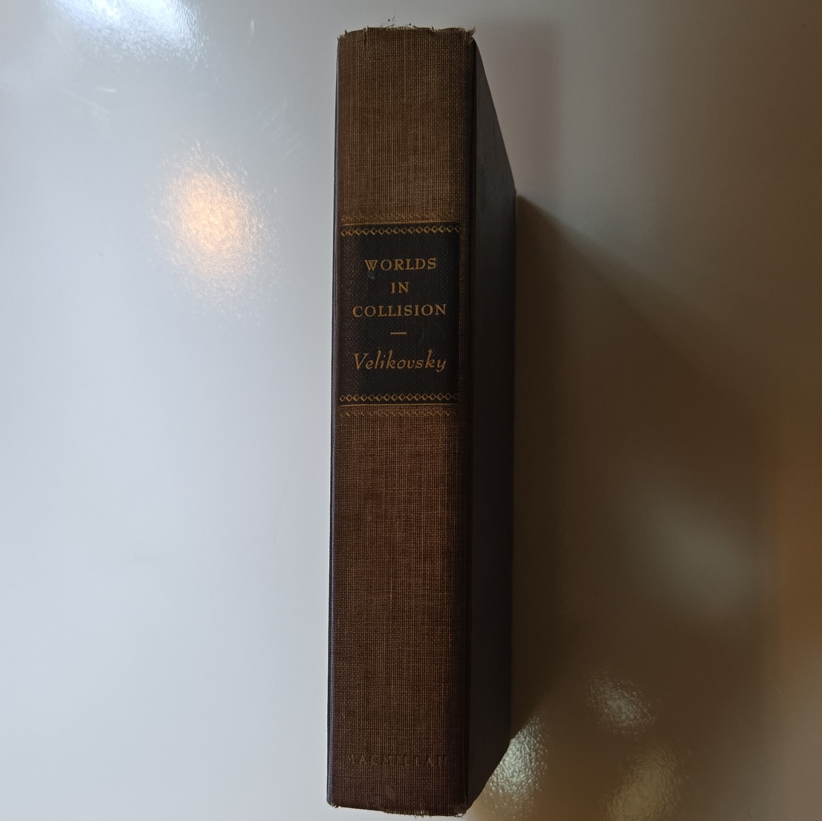 Worlds in Collision Immanuel Velikovsky 1st Ed 1st Printing HC Macmillan 1950