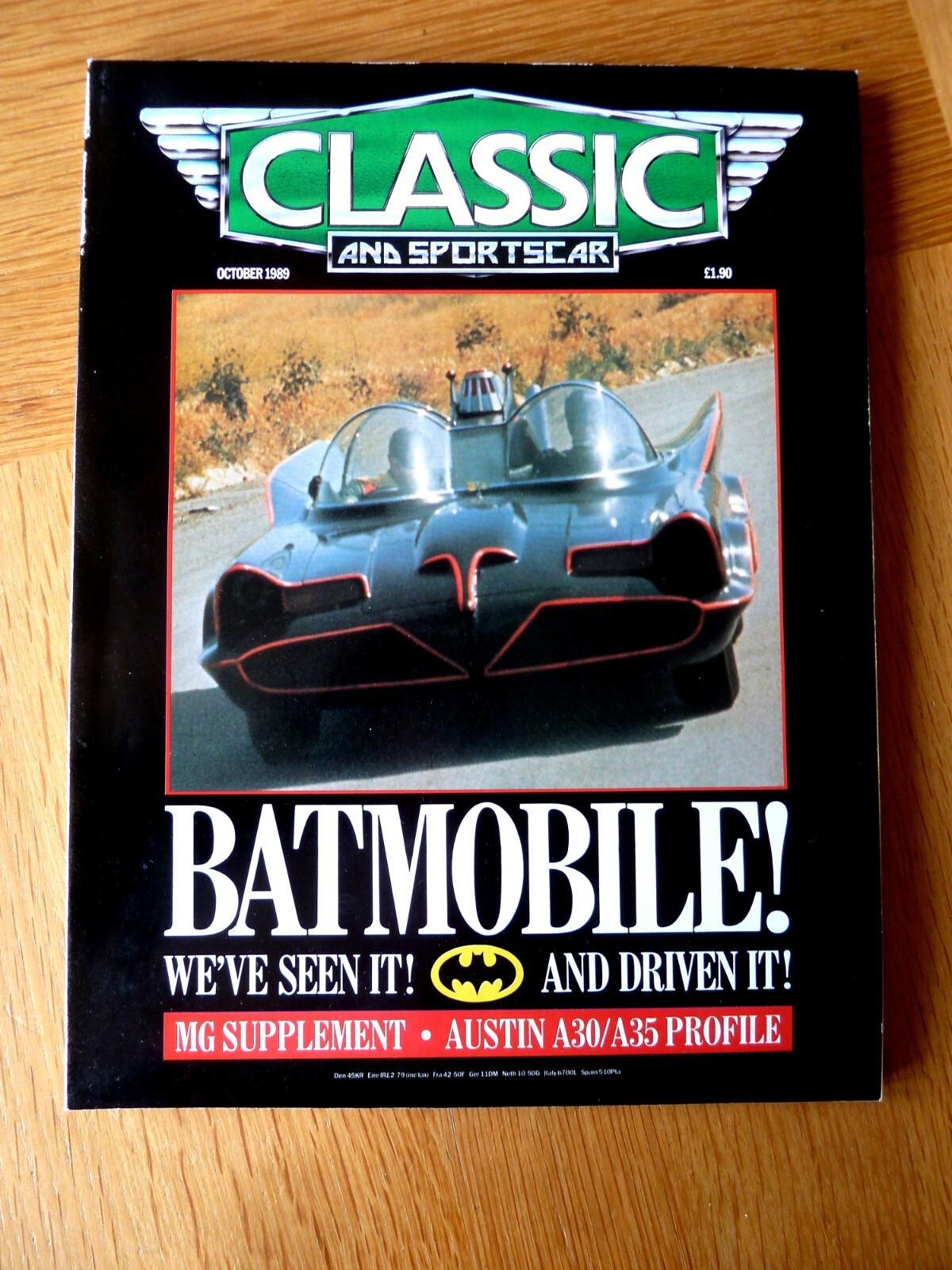 Classic & Sportscar Magazine Oct 1989 MG Supplement, Austin A30/A35