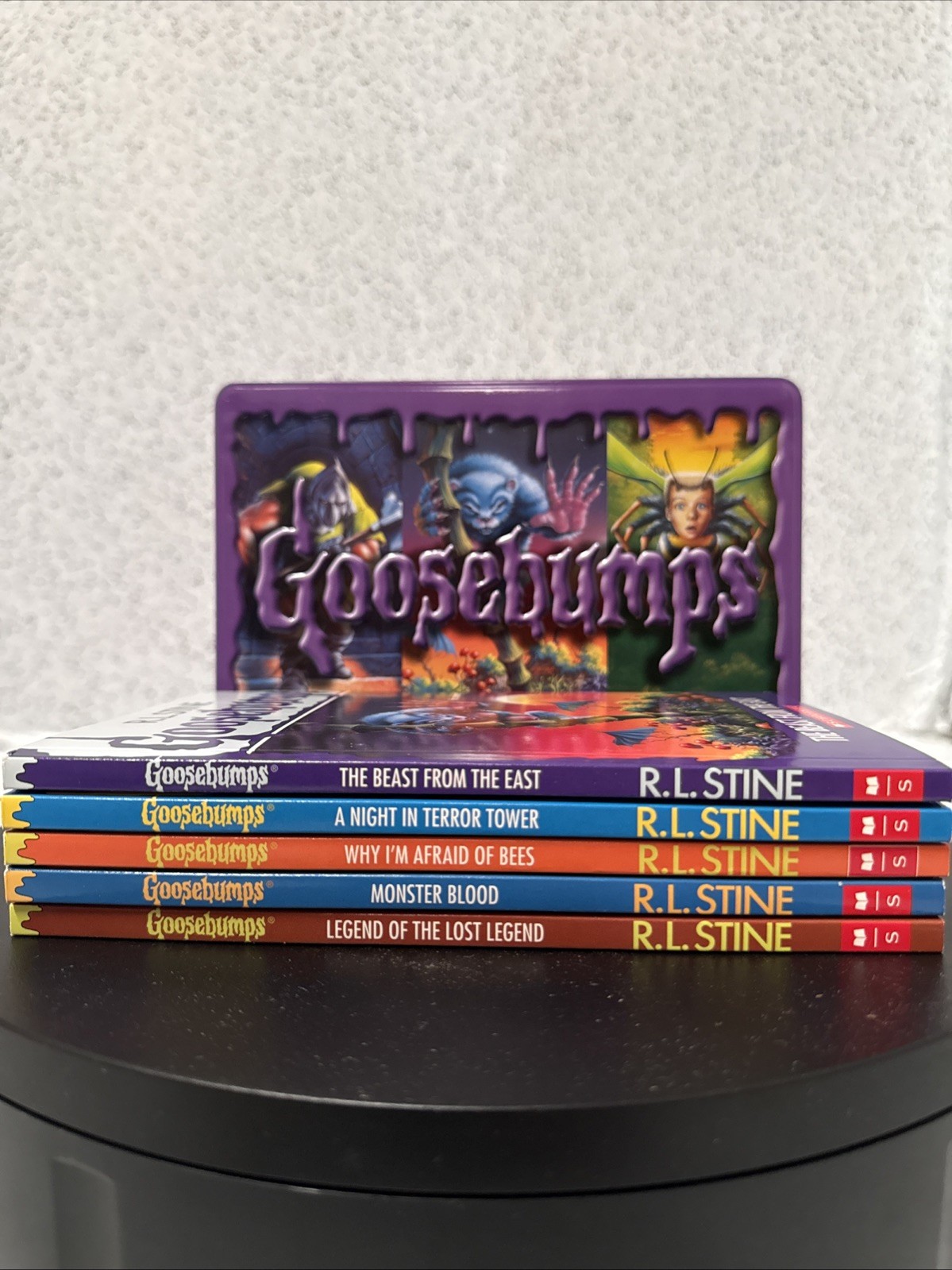 Goosebumps 25th Anniversary Retro Tin Box Set by R. L. Stine (2017, Box or…