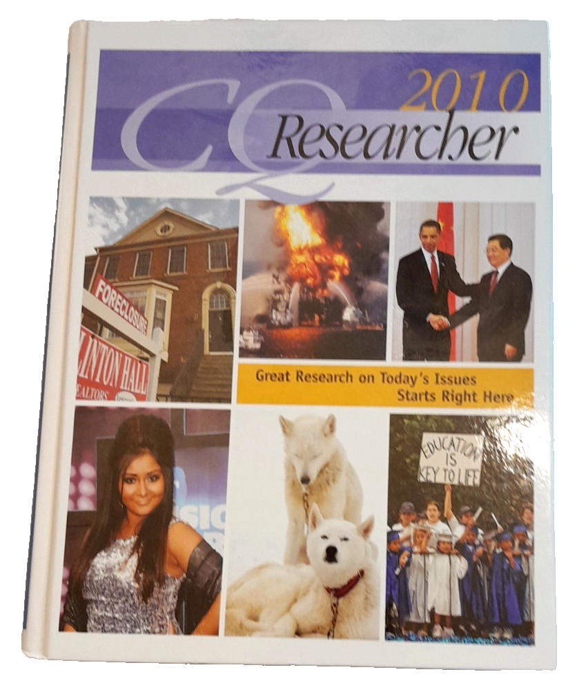 CQ Researcher 2010 Current Affairs News Controversial Issues CQResearcher
