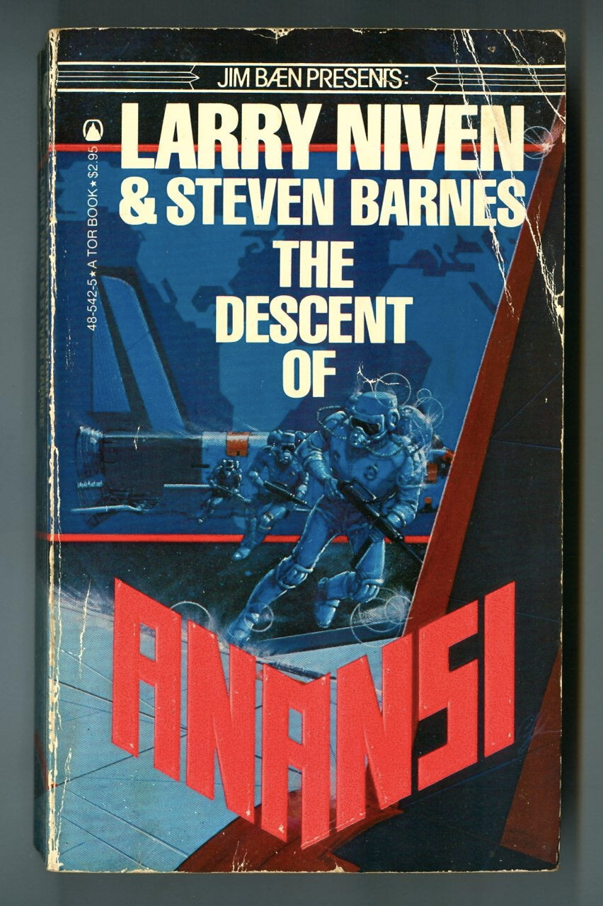 The DESCENT of ANANSI by Larry NIVEN & Steven BARNES! Tor PB First Printing 1982