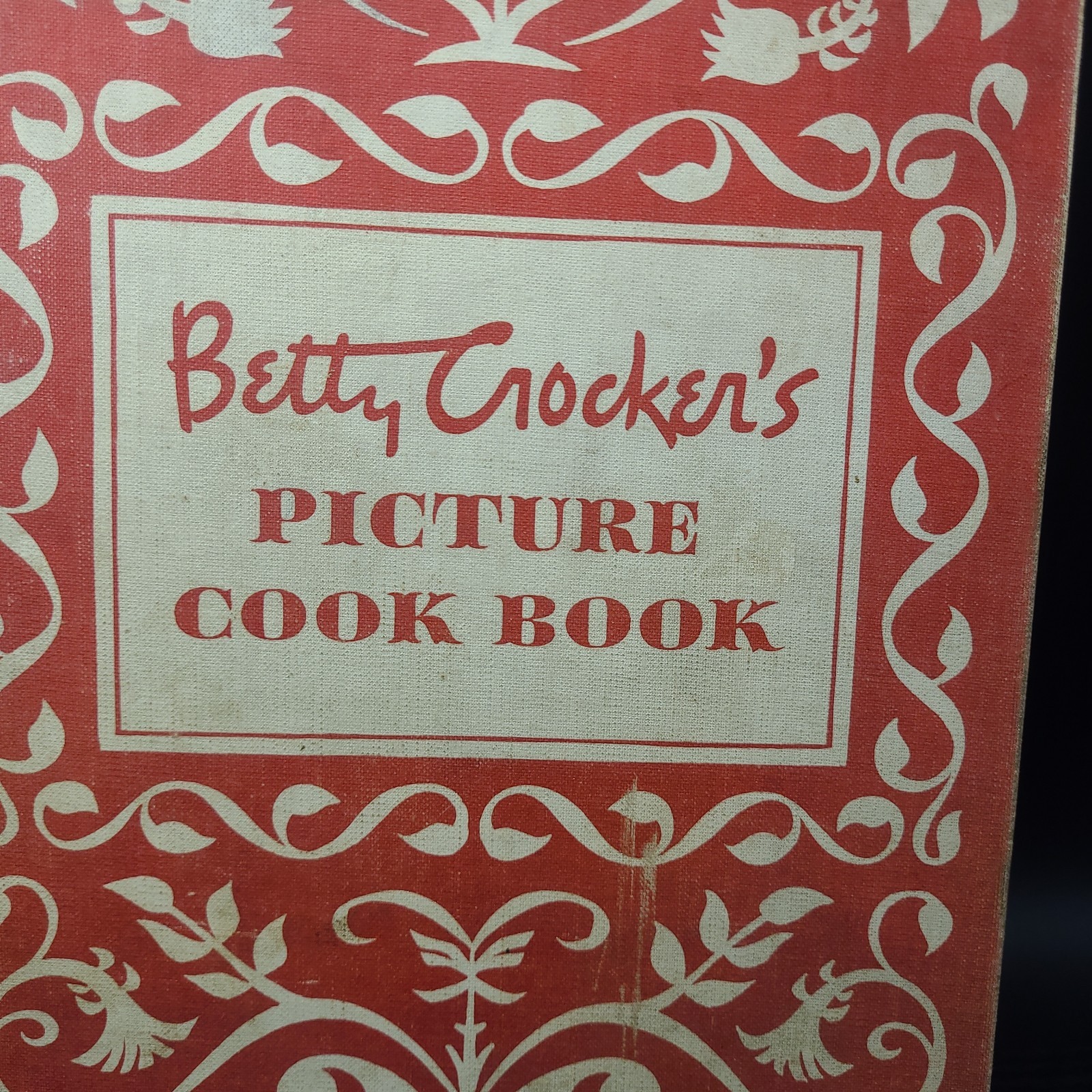 Betty Crocker’s Red Picture Cook Book Vintage 1950 1ST EDITION Hardcover