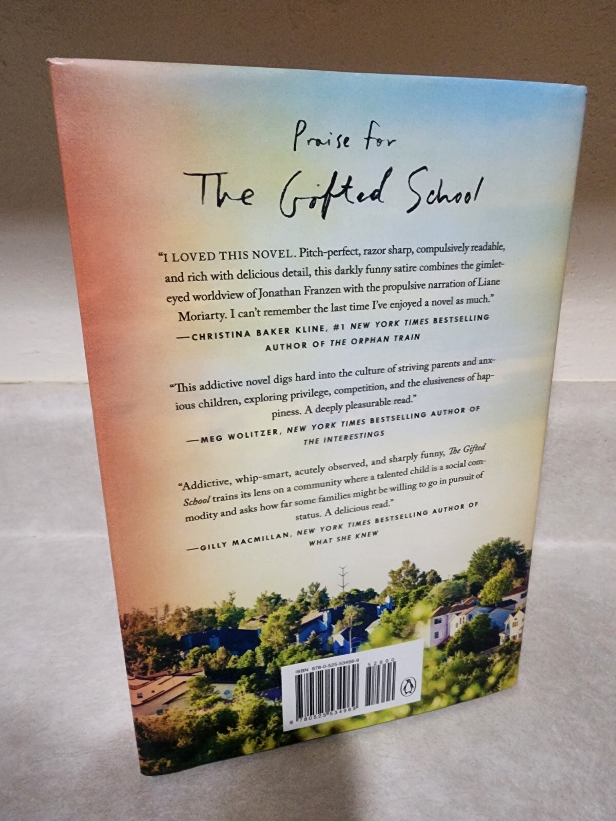 THE GIFTED SCHOOL Bruce Holsinger SIGNED 1st Edition First Printing NOVEL