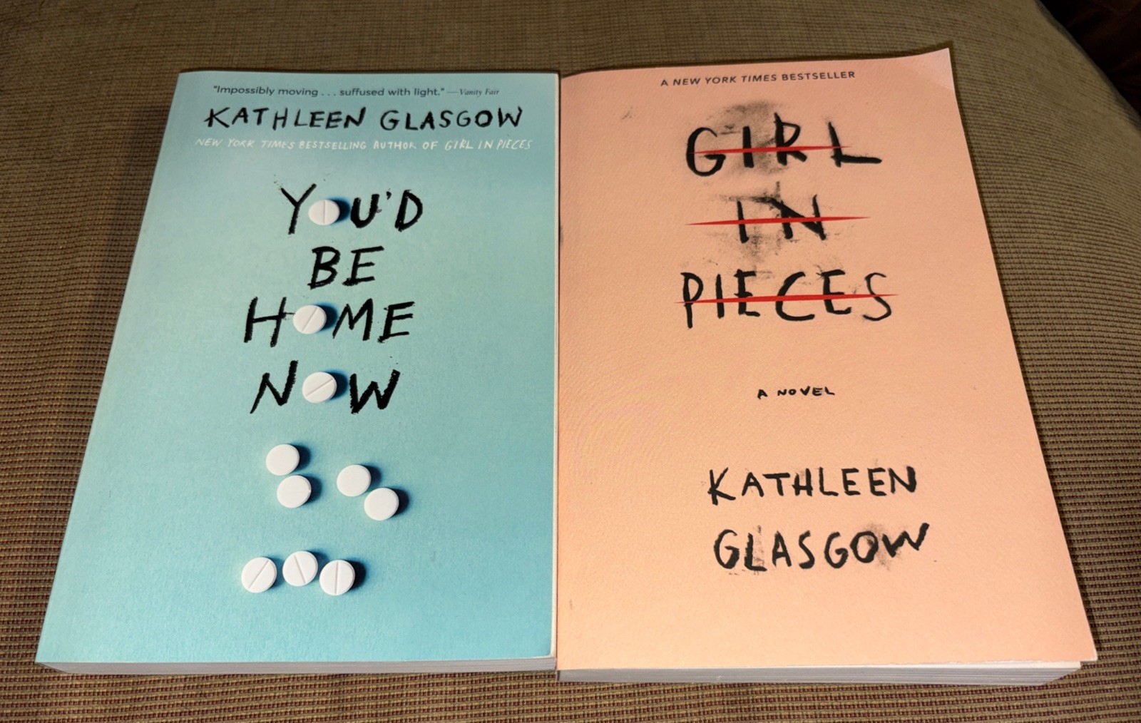 Kathleen Glasgow Two-Book Set (You’d be Home Now & Girl In Pieces) *BRAND NEW*