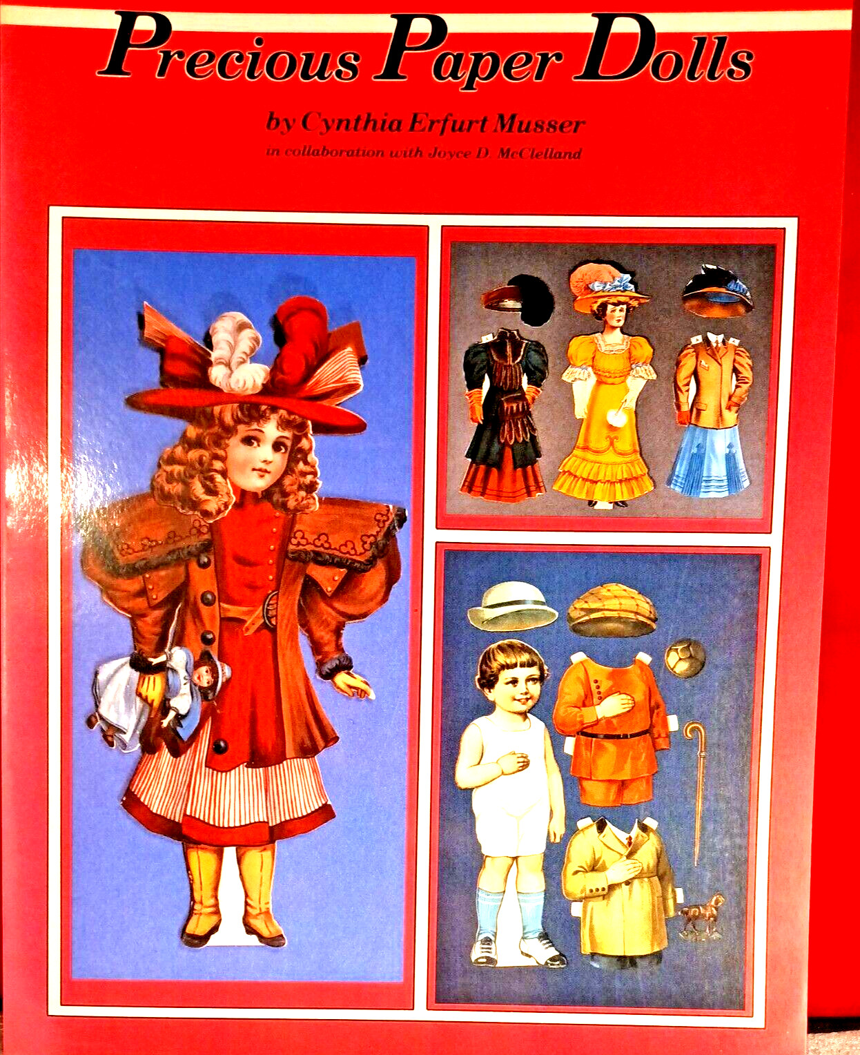 Precious Paper Dolls (Book, 1985) by Cynthia Erfurt Musser & Joyce McClelland