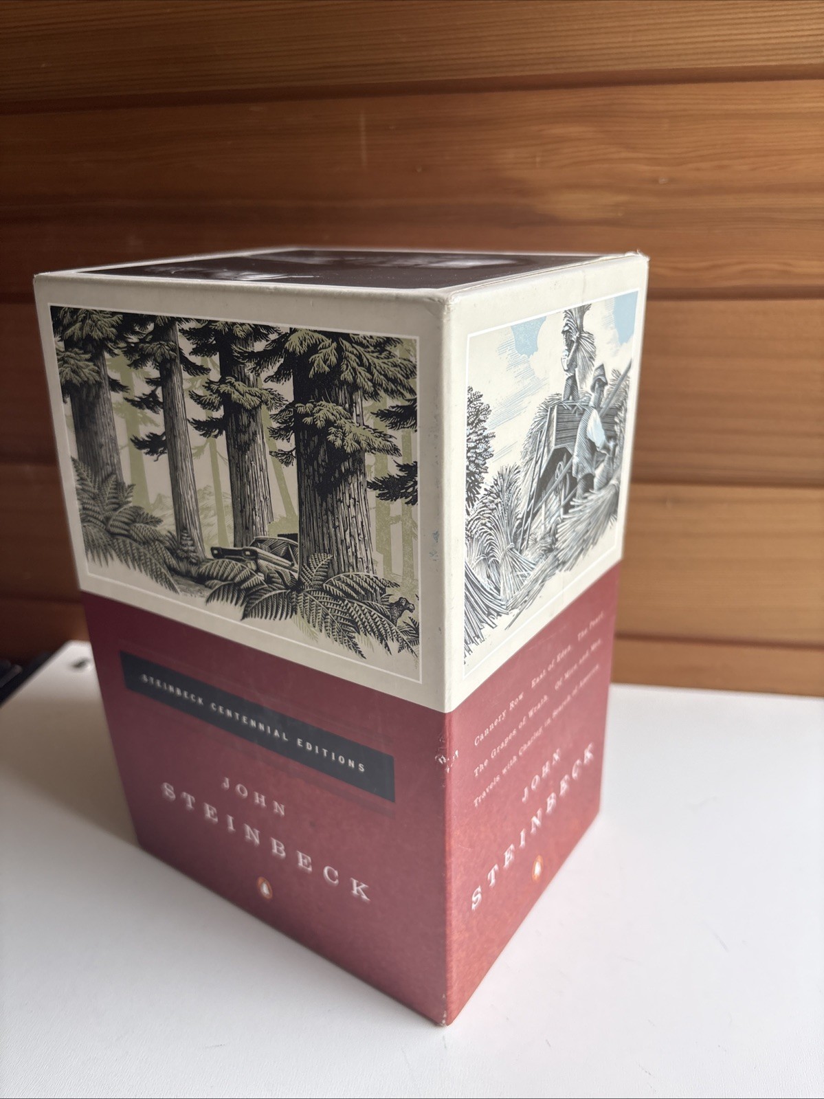 Steinbeck Centennial Editions Boxed Set PB Set of 6 Books by John Steinbeck