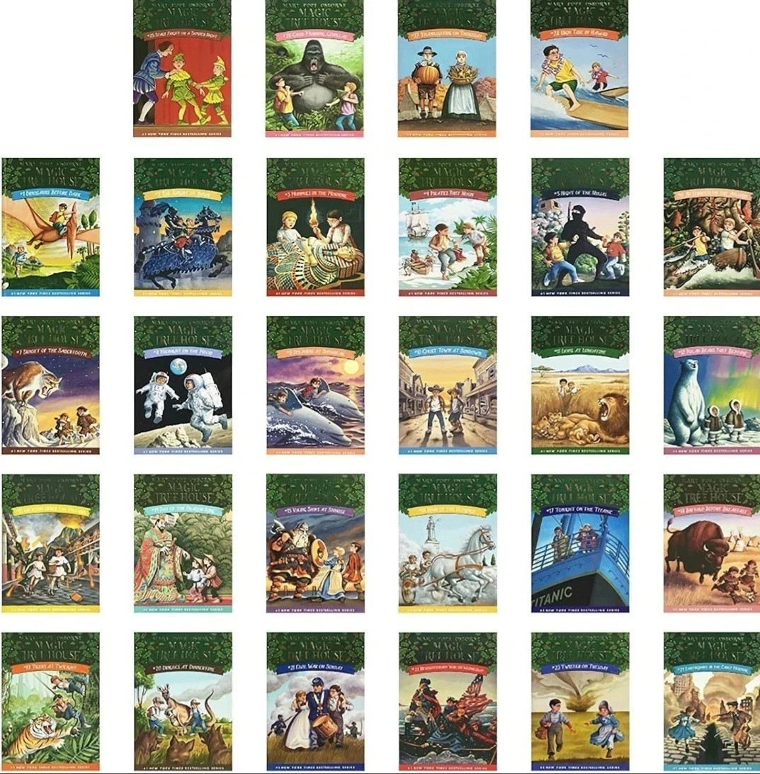 Magic Tree House 1–28 Box Set – Complete 28-Book Collection