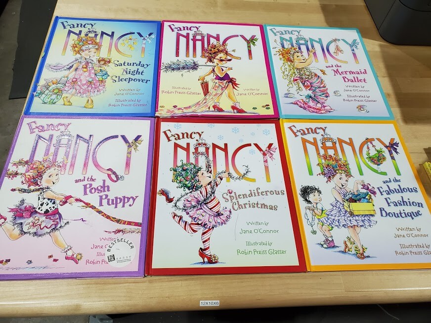 Lot of 5 Fancy Nancy Hardcover Paperback Books by Jane O’Connor – Random *MIX*