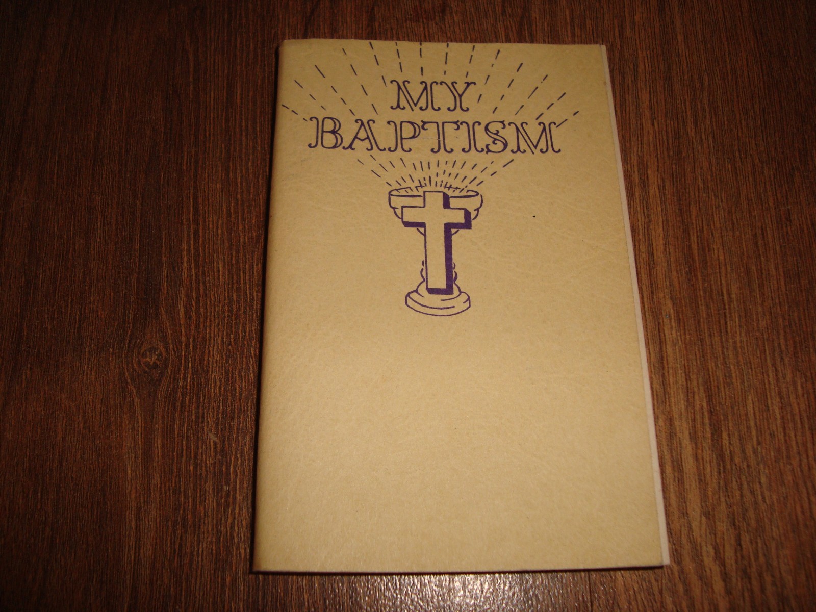 Vintage My Baptism By Louis LaRavoire Morrow Booklet