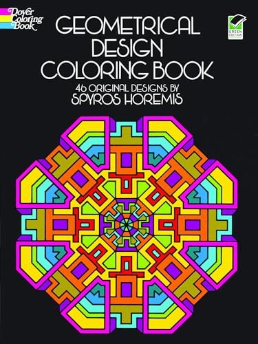 Geometrical Design Coloring Book (Dover Design Coloring Books) – GOOD