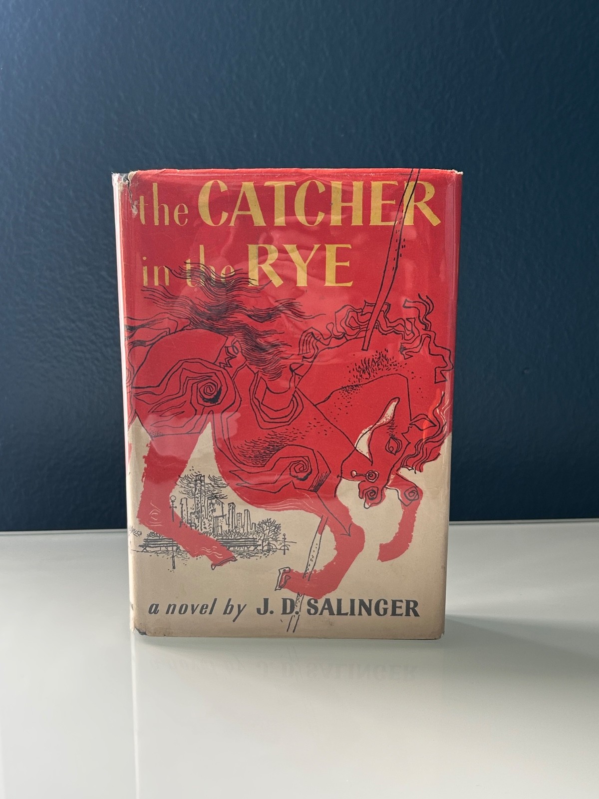 the CATCHER in the RYE by J.D. Salinger, 1st Edition 1st Printing Original DJ