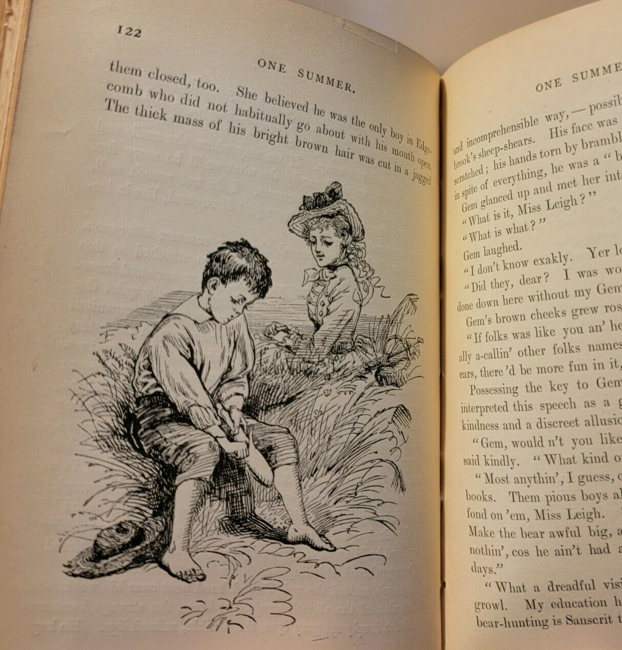 One Summer; Blanche Willis Howard 1888/HC/G Antique (see photos:)