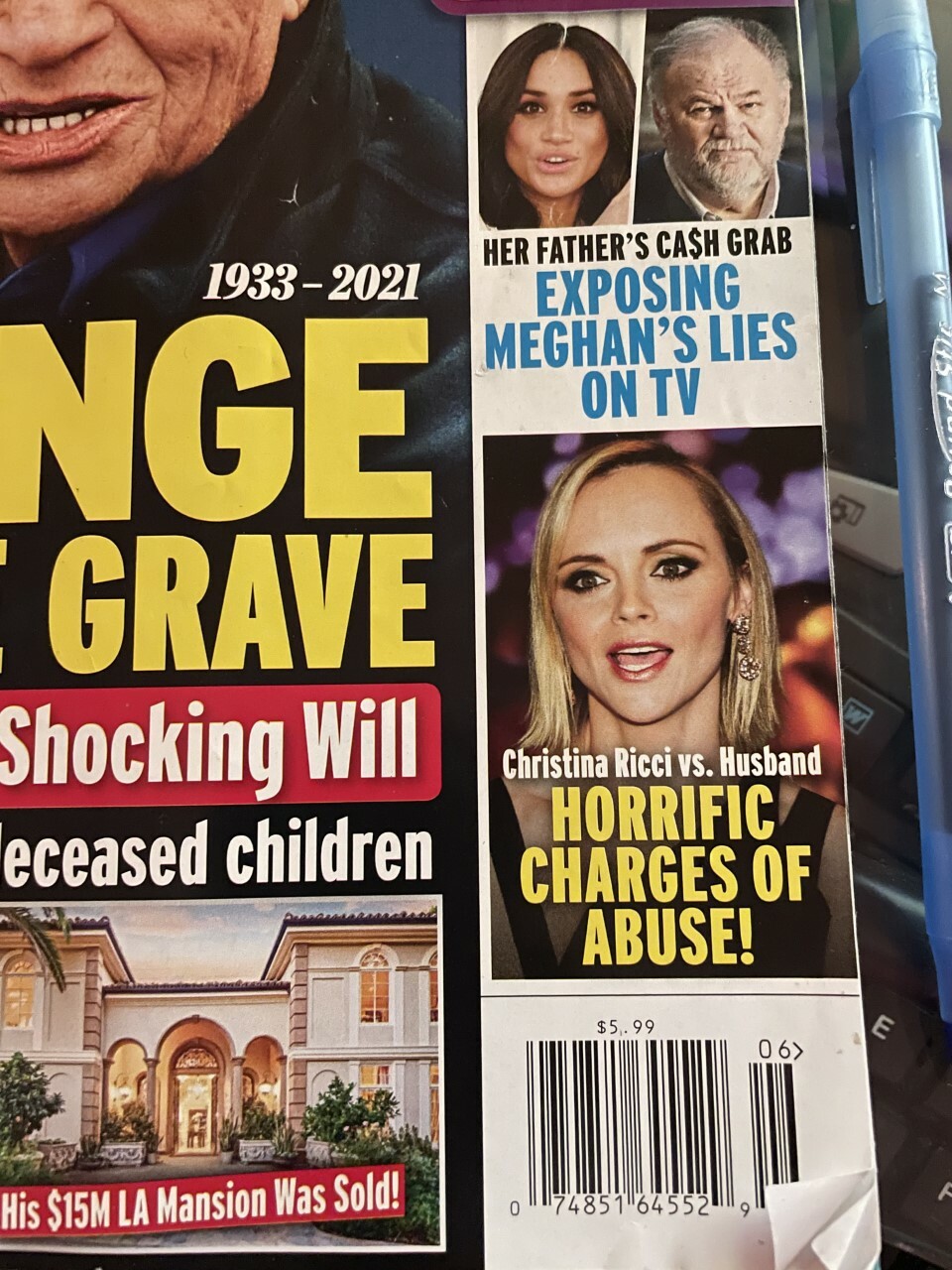 In Touch Magazine – February 8, 2021 -Larry King – Revenge from the Grave