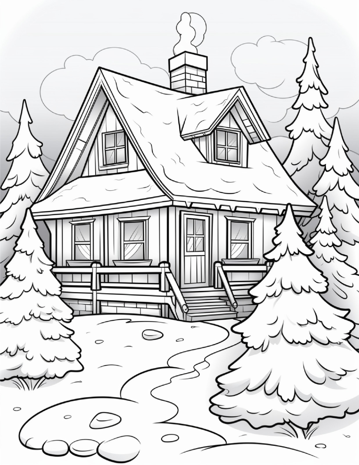 Christmas one colorings bookhours of fun for everyone