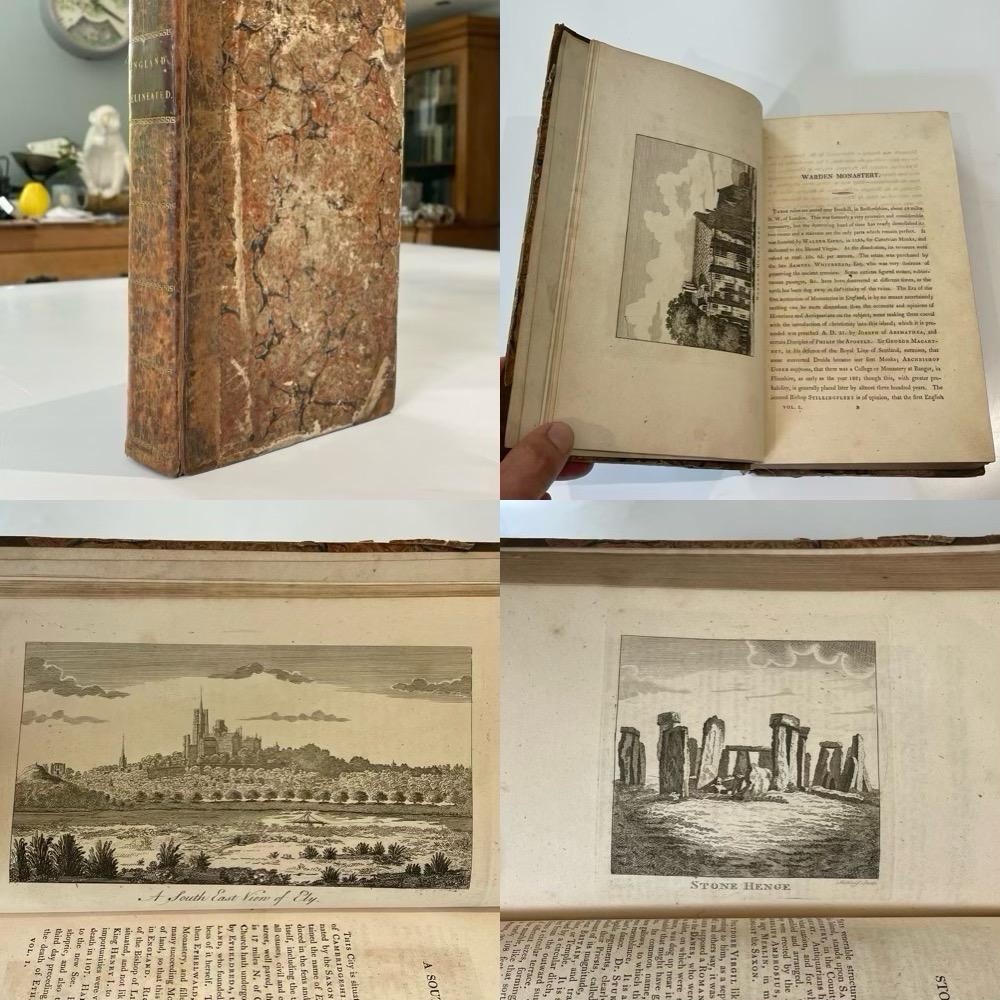 England Delineated In Two Volumes, 1804, 148 Plates, Lackington and co.