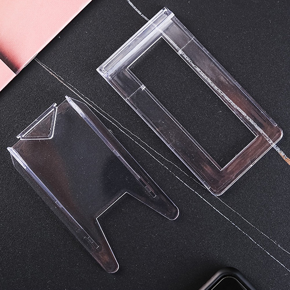 2-20PCS Clear Acrylic Stand Easel for Sports Trading Cards,Photos,Plates,Phones