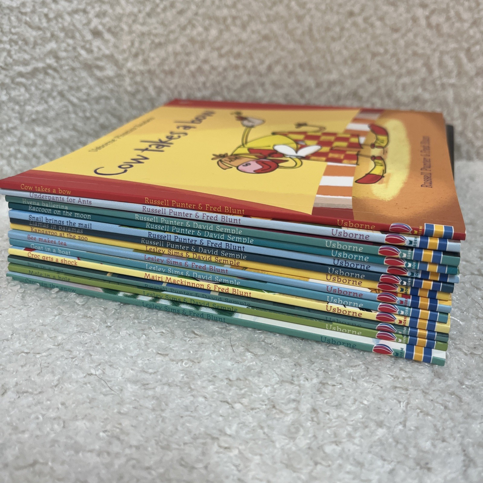 Lot 13 Usborne Phonics Readers Set Learning to Read Beginner Little Children