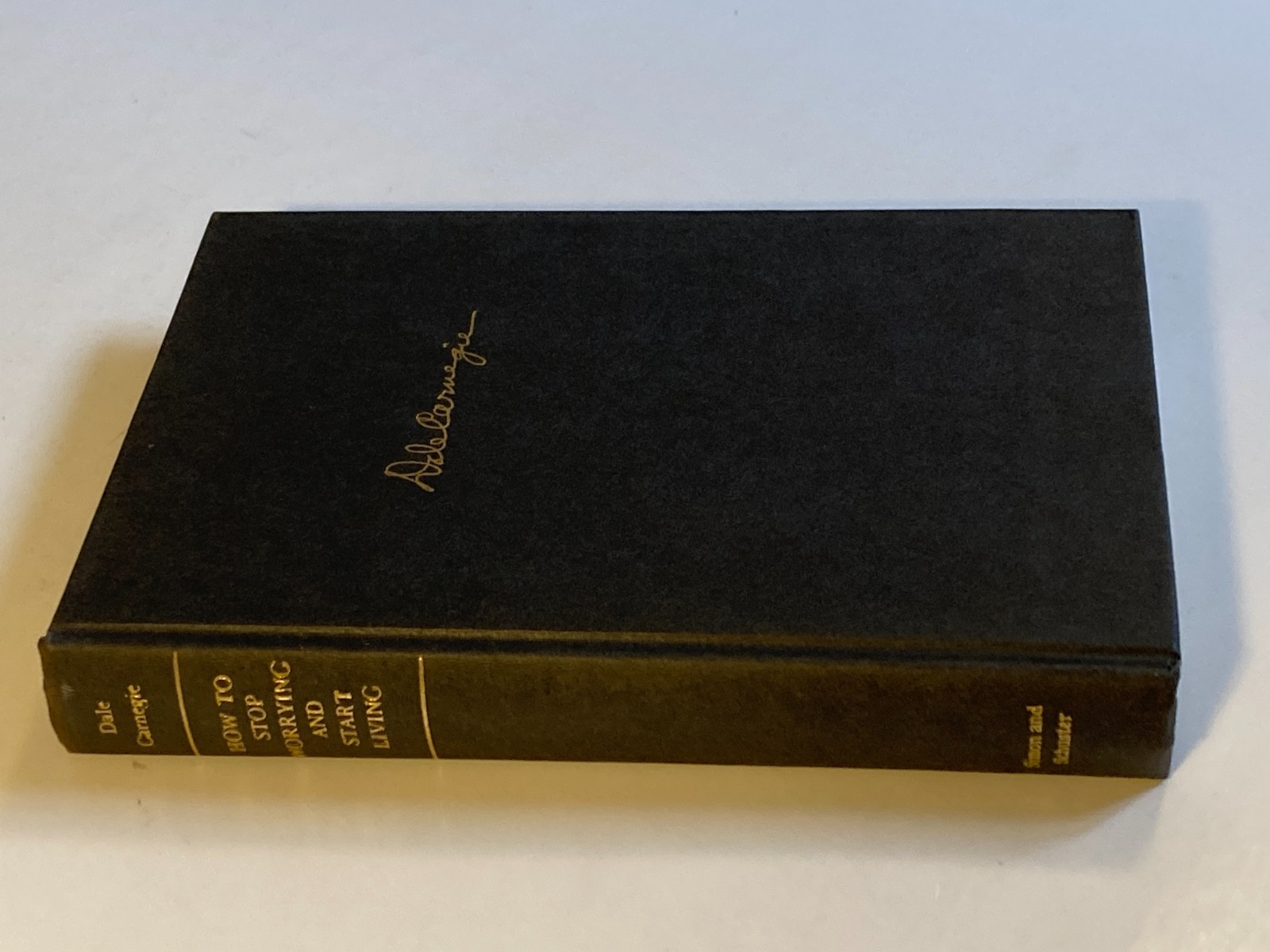 How to Stop Worrying & Start Living by Dale Carnegie; 1948 Edition, VG+ / VG+