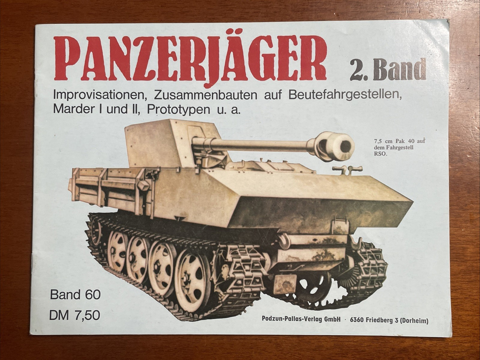 Panzerjäger – Waffen Arsenal Book #60 2.Band, 48 pages, B&W – German Language