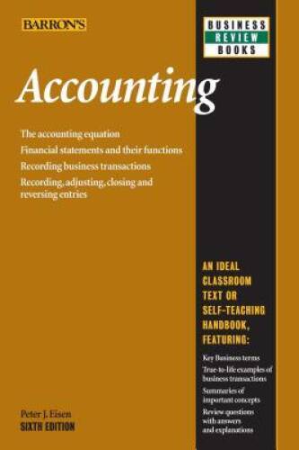 Accounting (Barron’s Business Review Series) – Paperback – GOOD