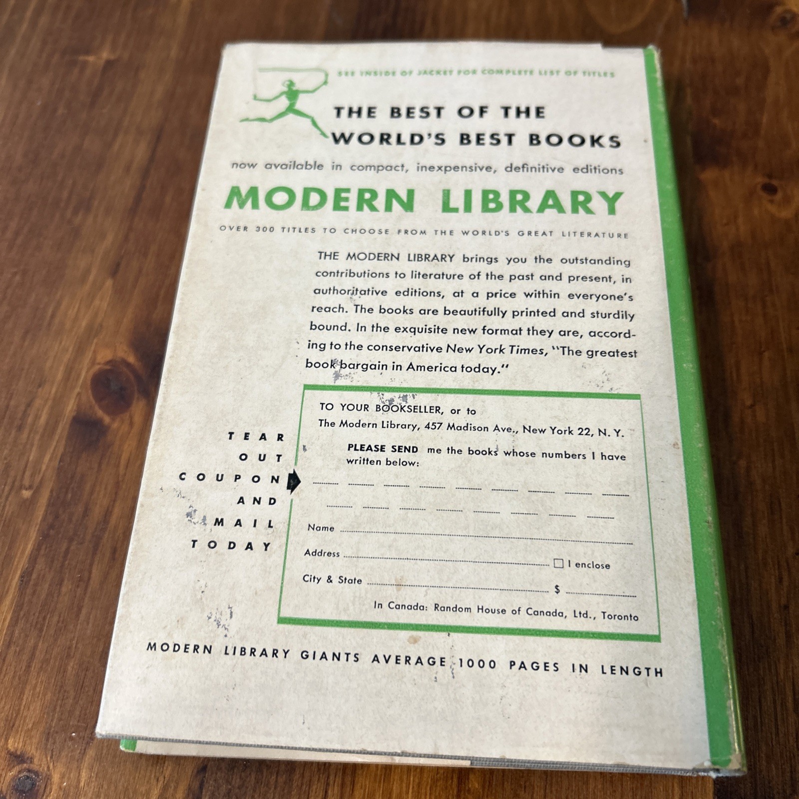 J. D. Salinger NINE STORIES Modern Library Modern Library Edition Hardcover/DJ