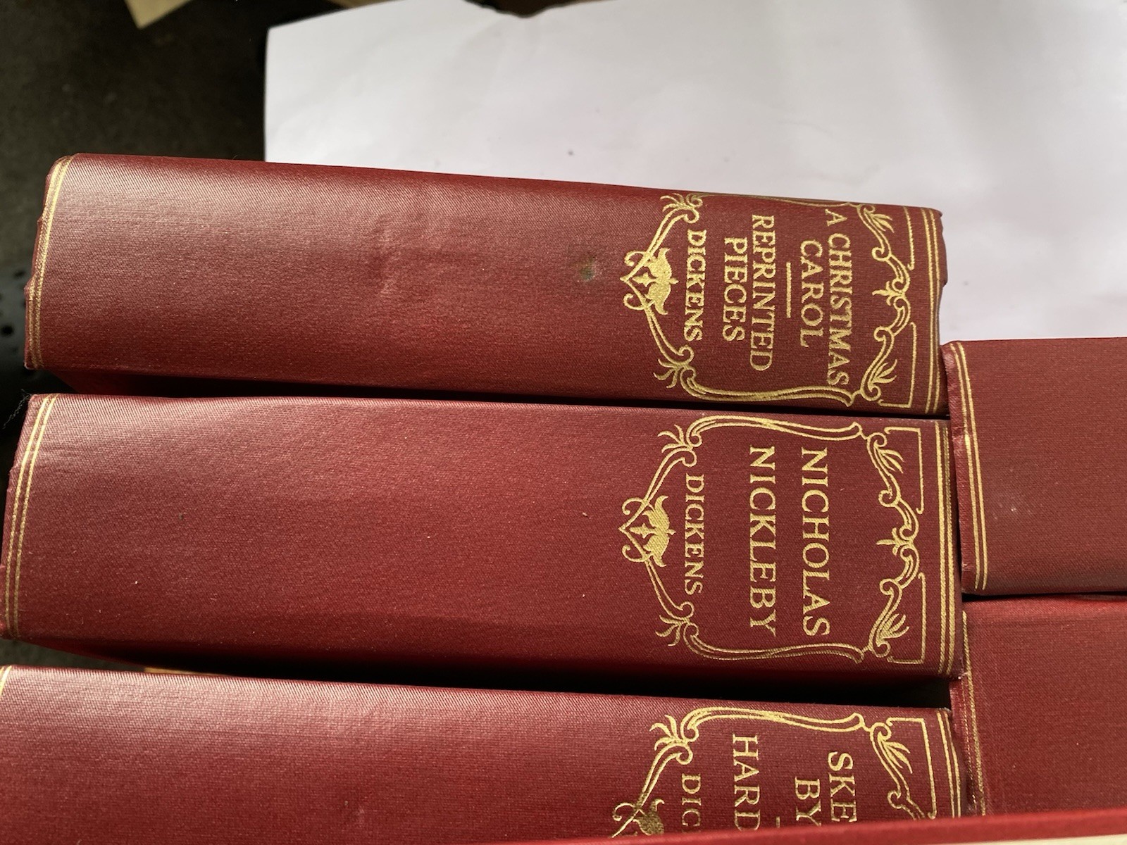 Charles Dickens 16 Set Complete Collection 1930s Odhams Press Excellent Condtion