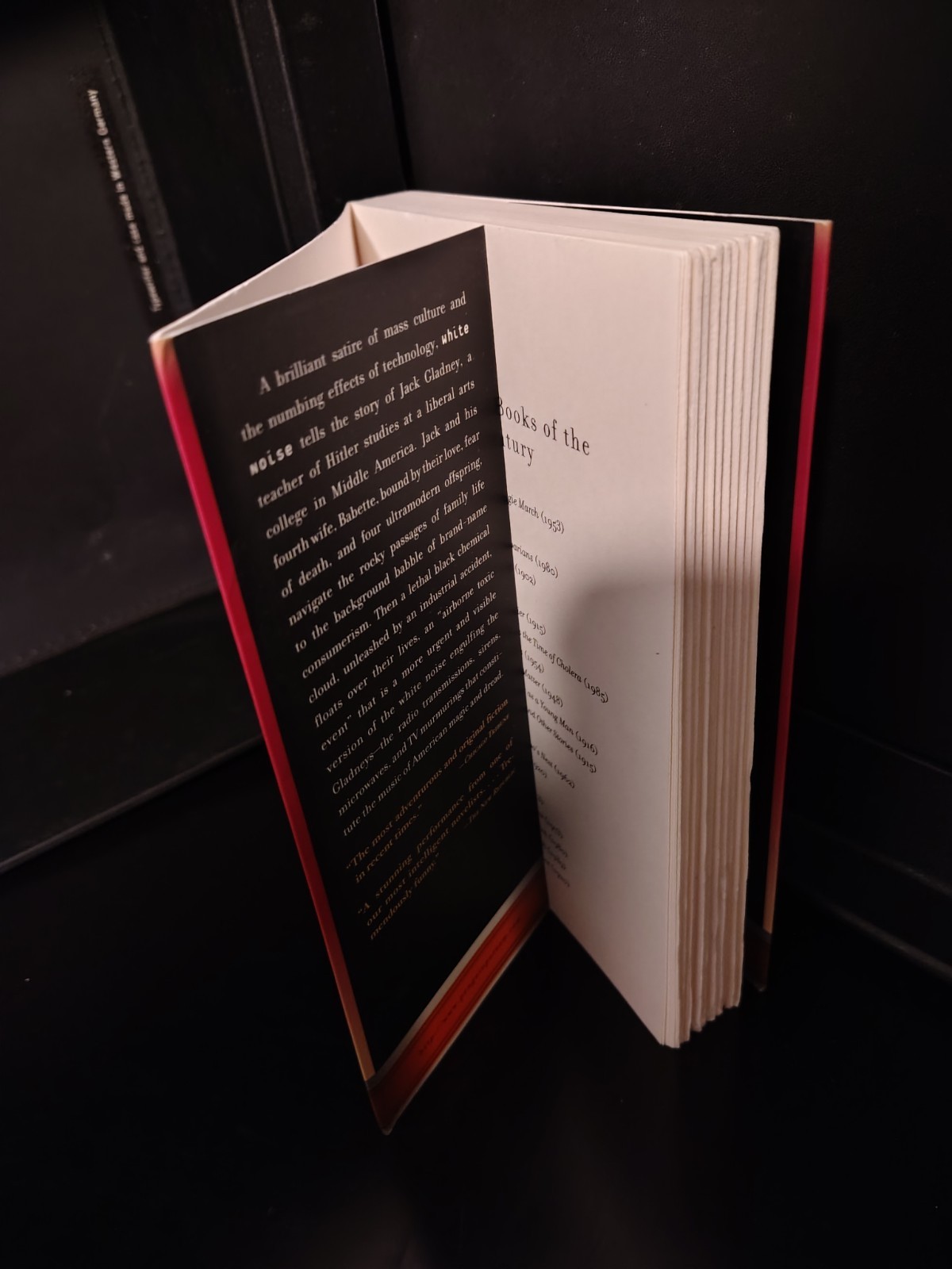White Noise Don DeLillo Penguin Great Books Deluxe Paperback Deckled Edges