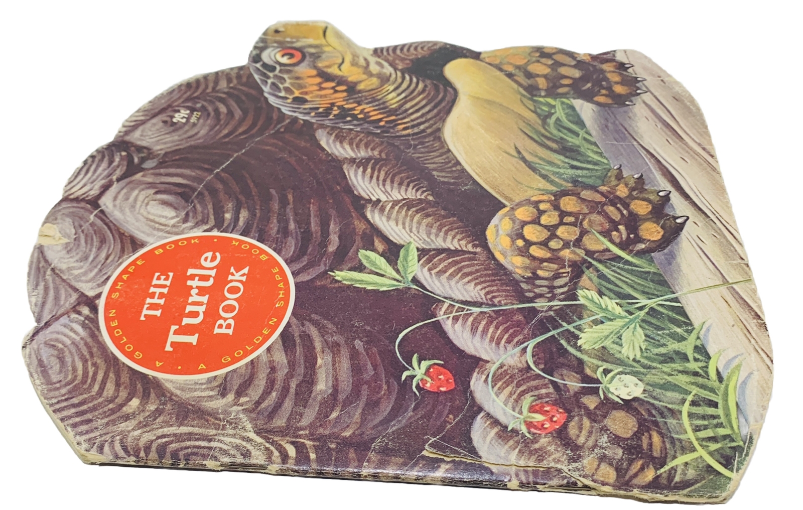 TURTLE & TIGER Shape Children’s Books Golden Press New York 1965 LOT of 2